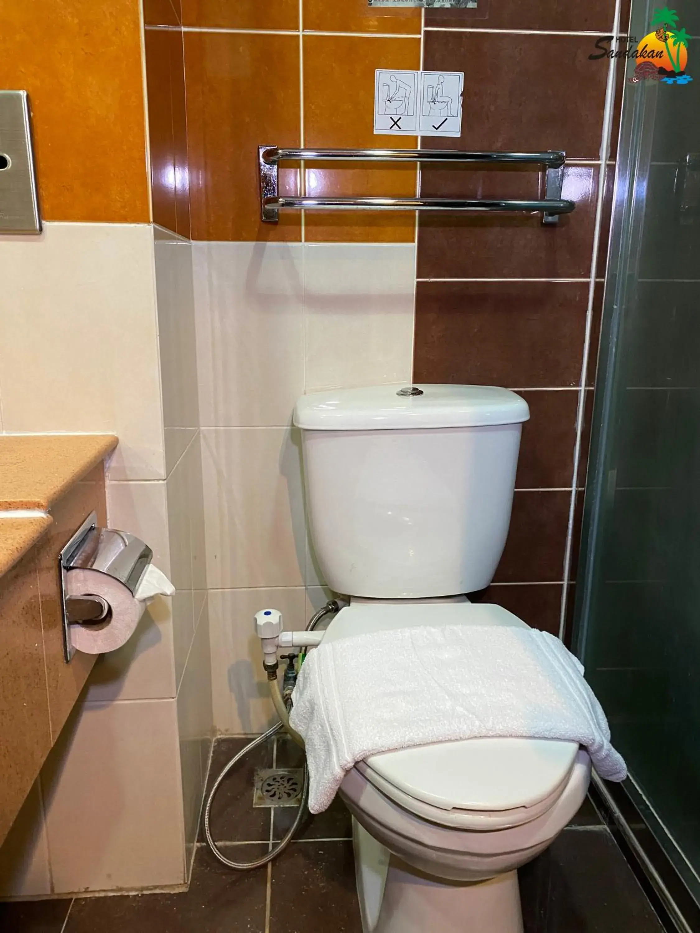 Bathroom in Hotel Sandakan