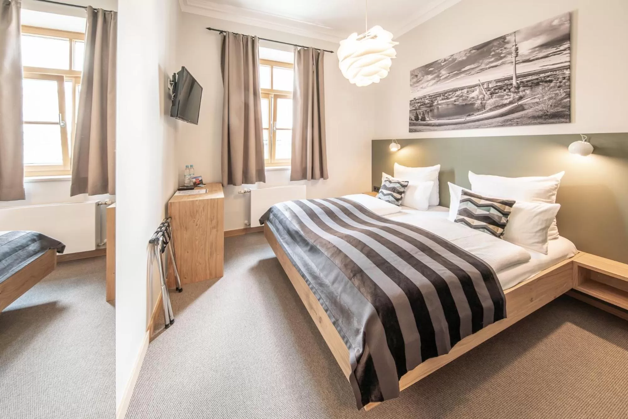 TV and multimedia, Bed in Hotel Am Markt