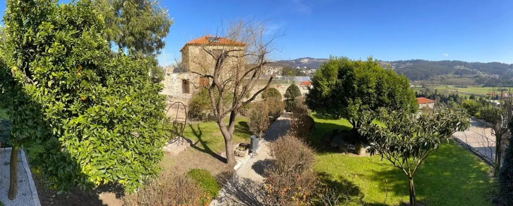 Garden view in Hotel Rural Quinta das Quintães