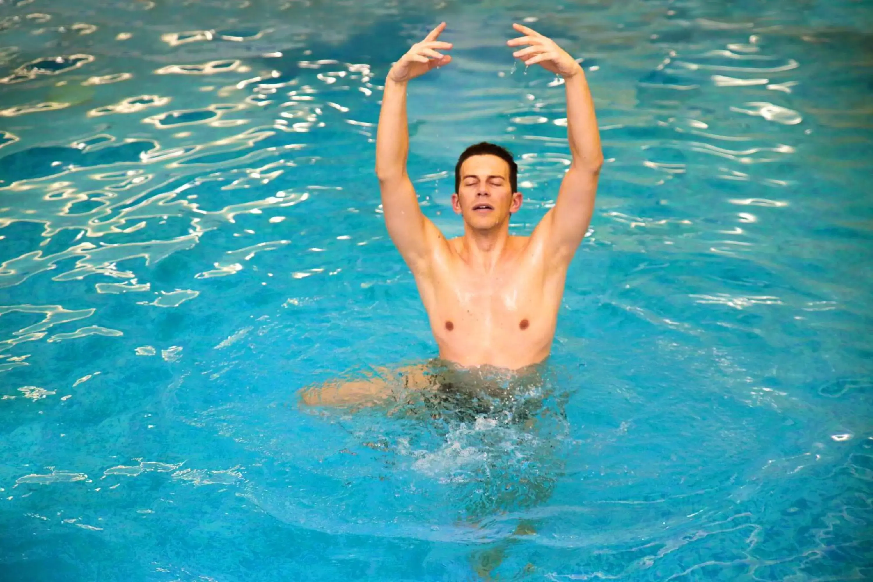 Swimming pool in Hotel La Residence & Idrokinesis Swimming pool in Hotel La Residence & Idrokinesis