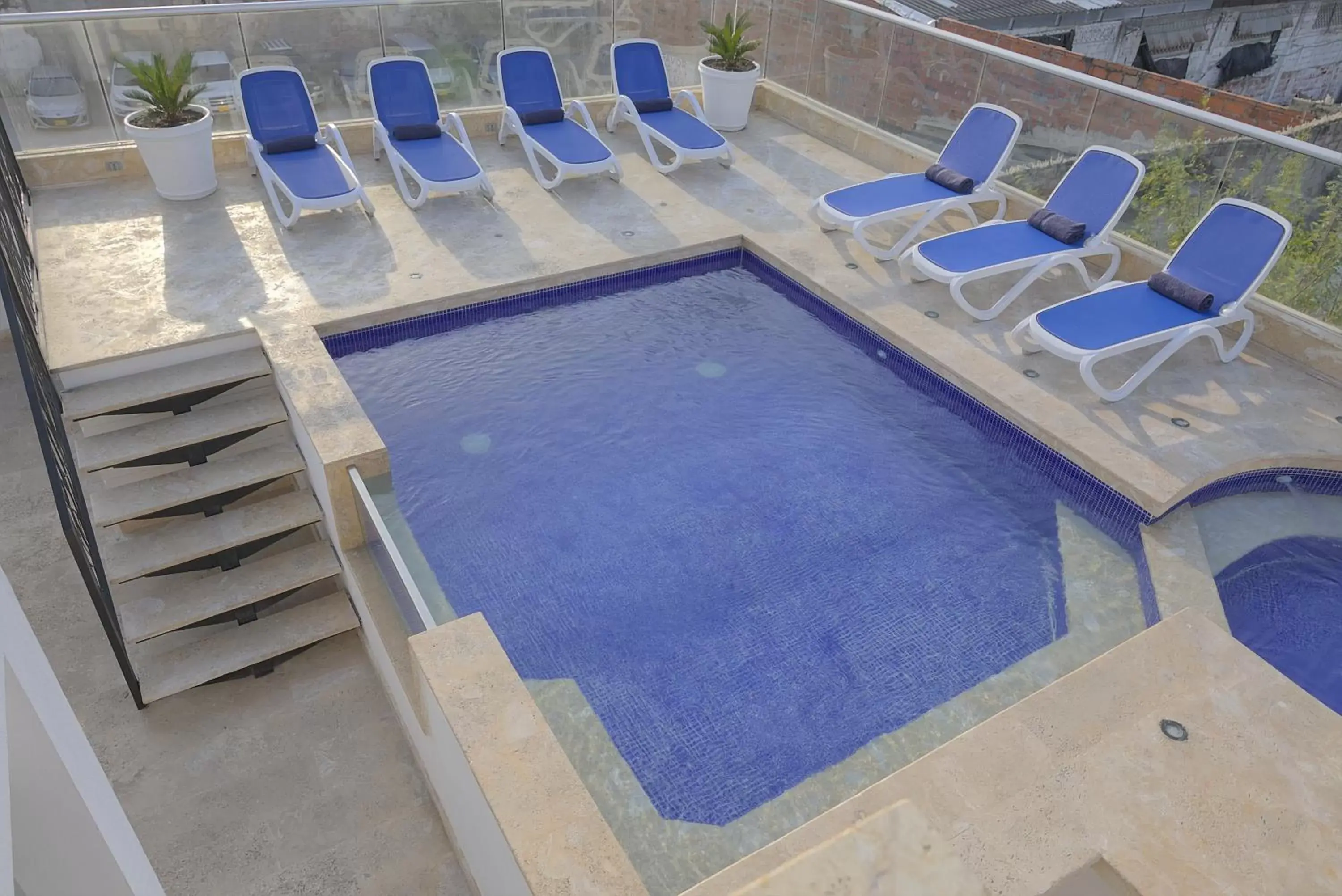 Swimming pool, Pool View in Hotel Boutique La Artilleria