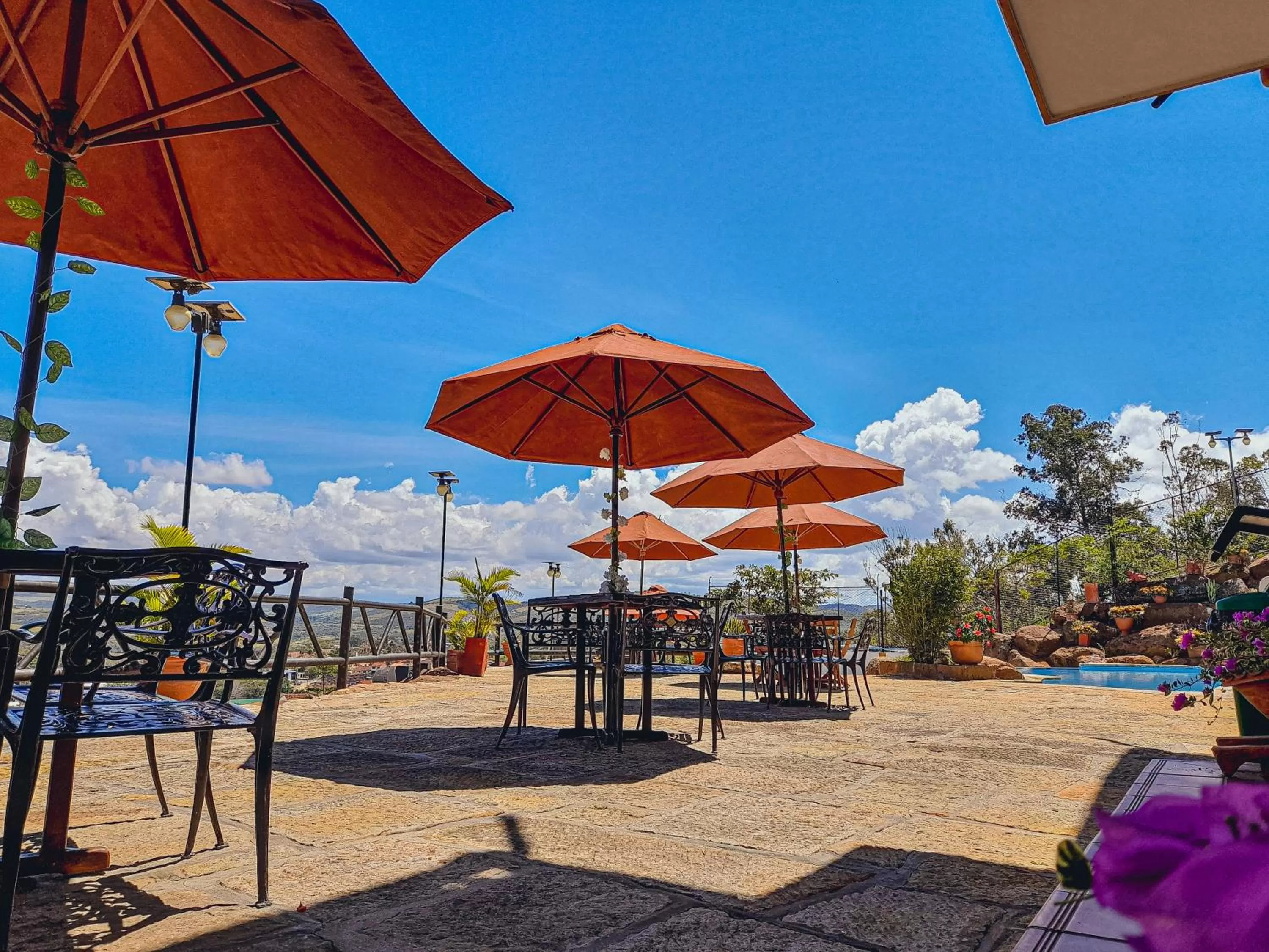 Patio in Hotel Las Rocas Resort Villanueva
