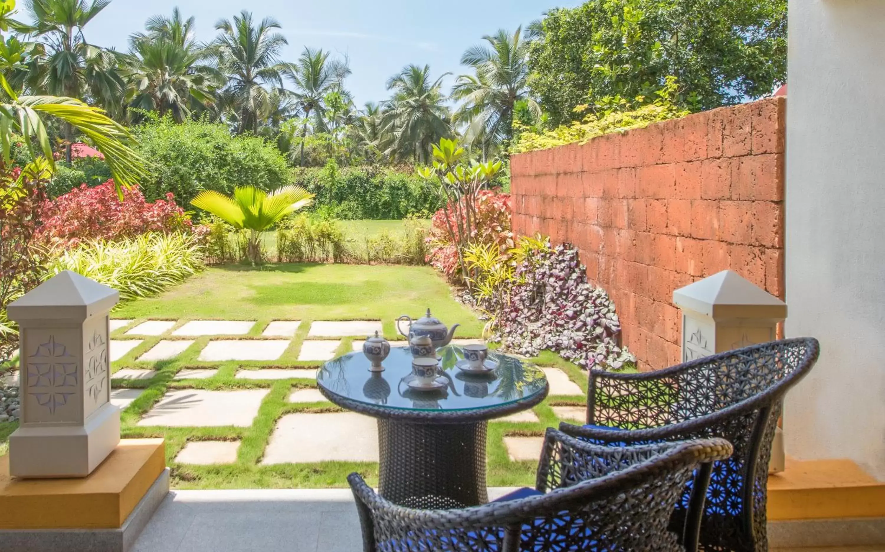 Patio in Taj Exotica Resort & Spa, Goa