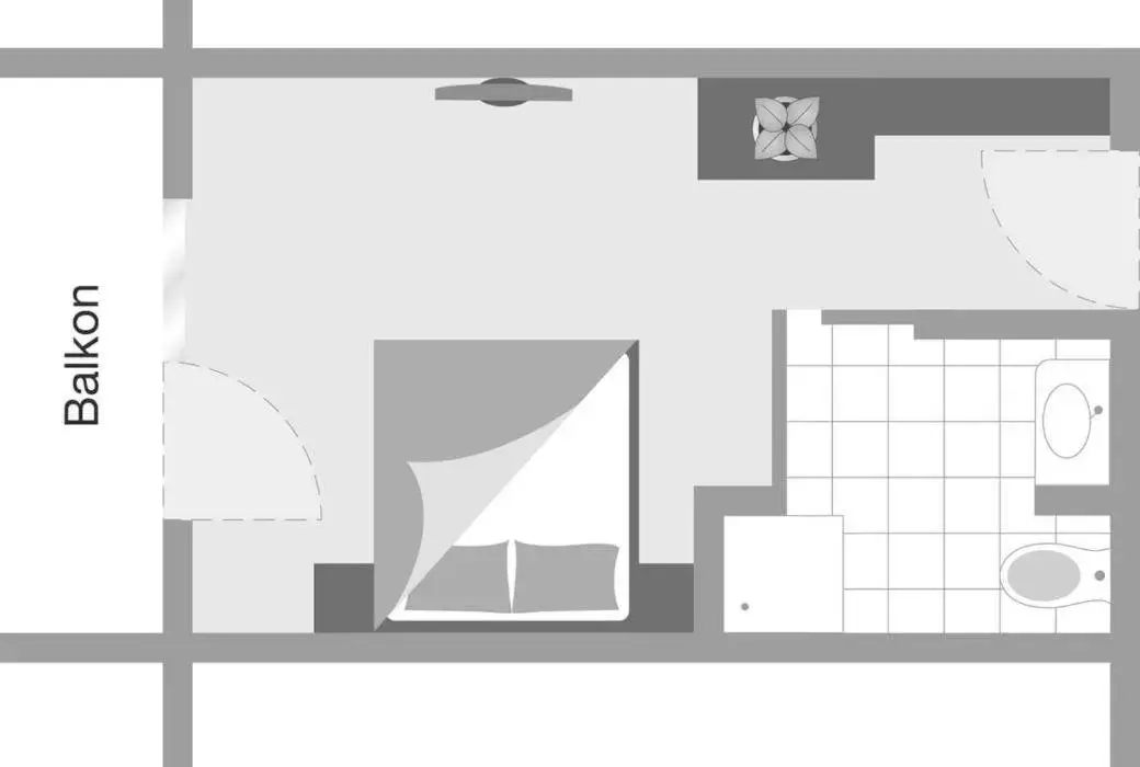Photo of the whole room, Floor Plan in Sporthotel Ellmau in Tirol