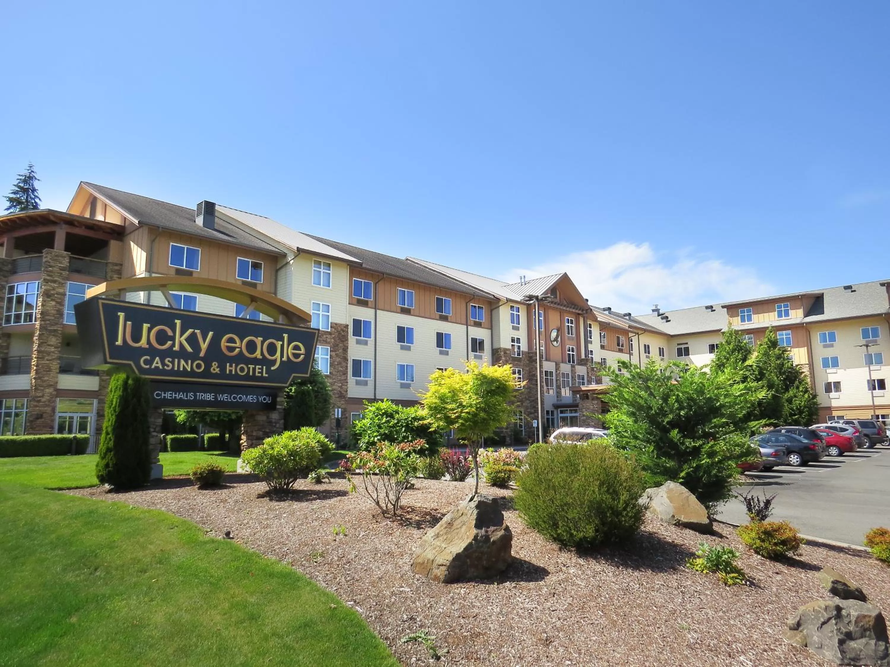 Facade/entrance in Lucky Eagle Casino & Hotel (Washington)