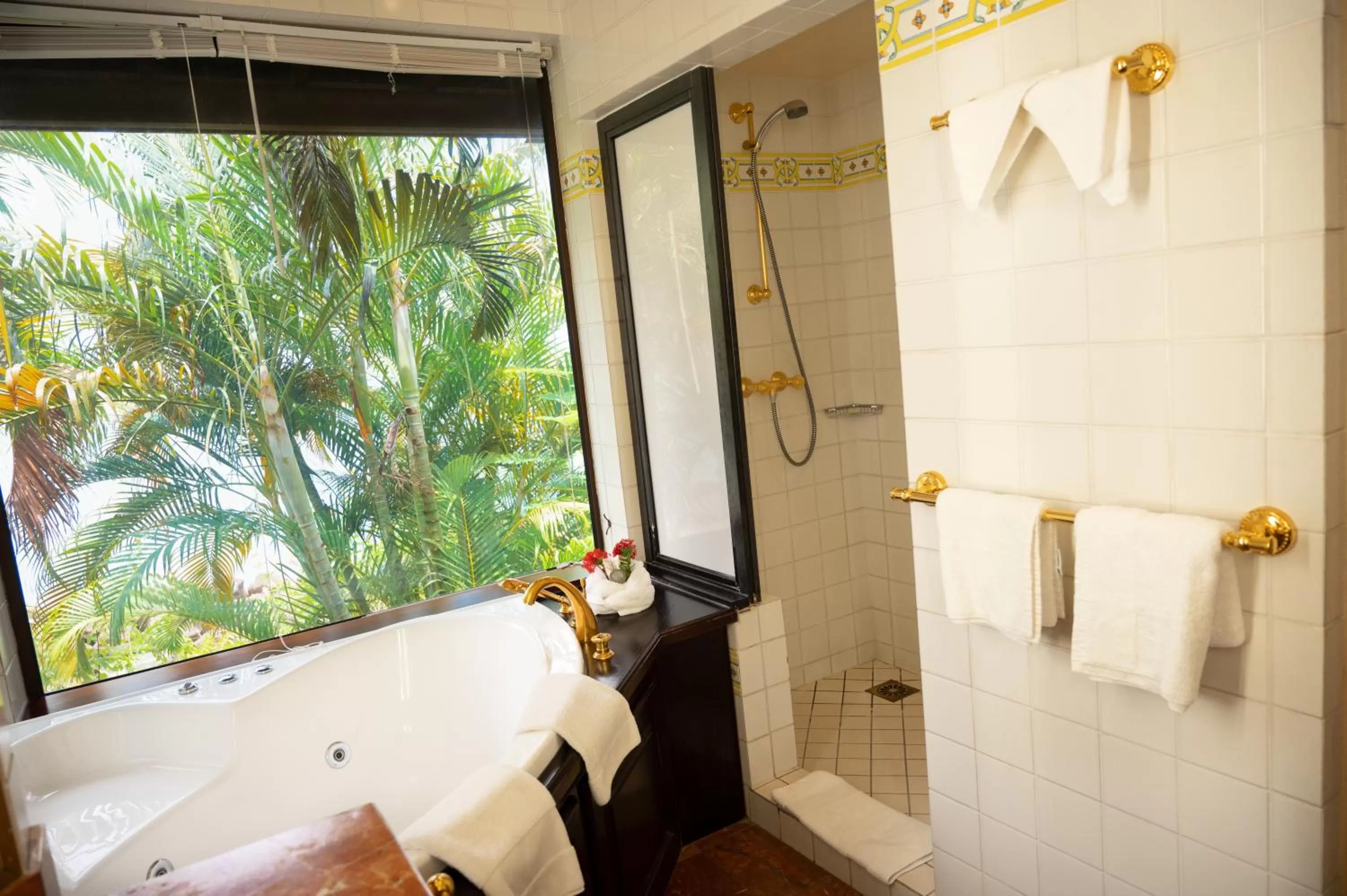 Shower in Hotel Bakoua Martinique