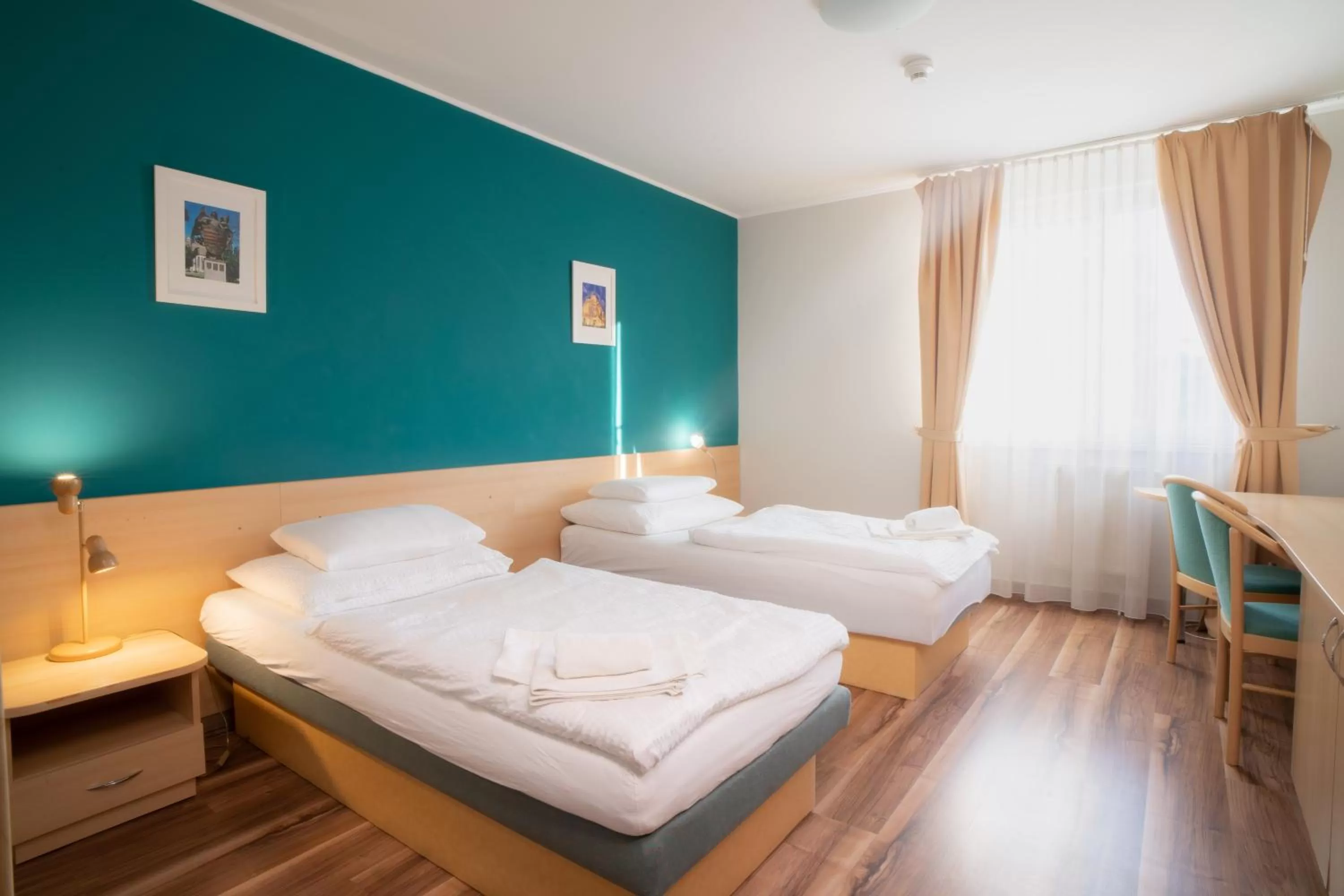 Photo of the whole room, Bed in TeleDom Hotel