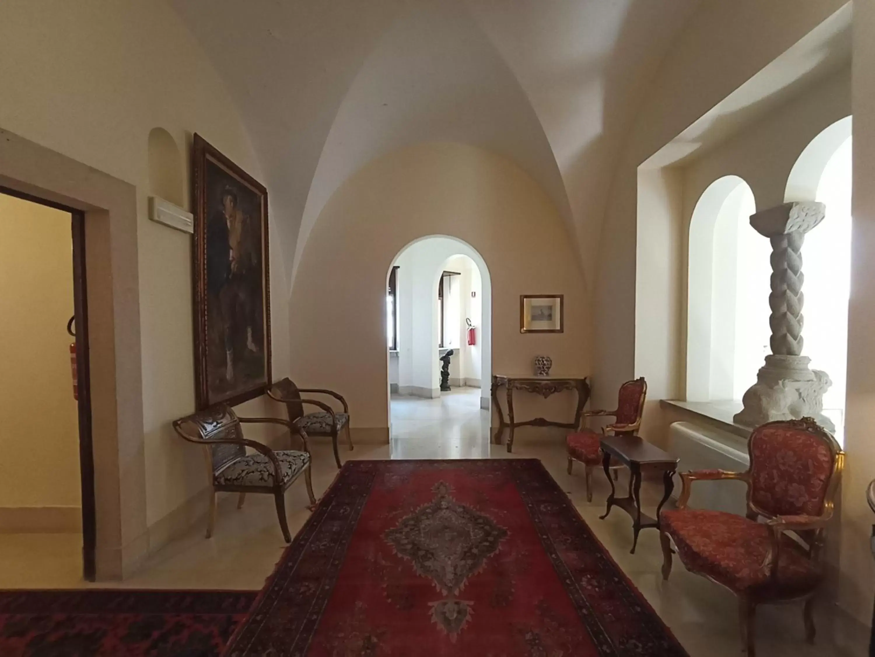 Decorative detail, Seating Area in Grand Hotel Dei Castelli