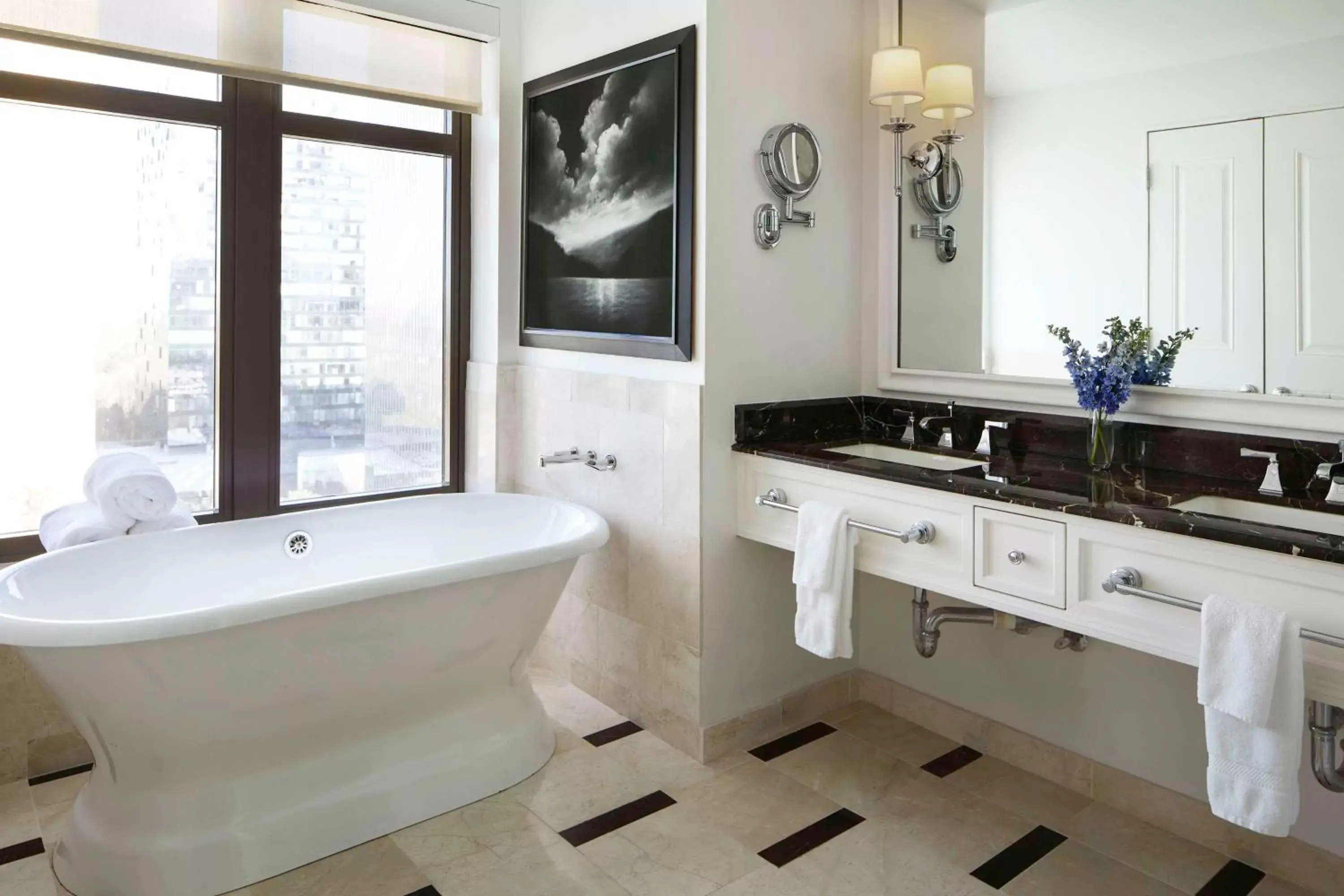 Bathroom in Waldorf Astoria Atlanta Buckhead