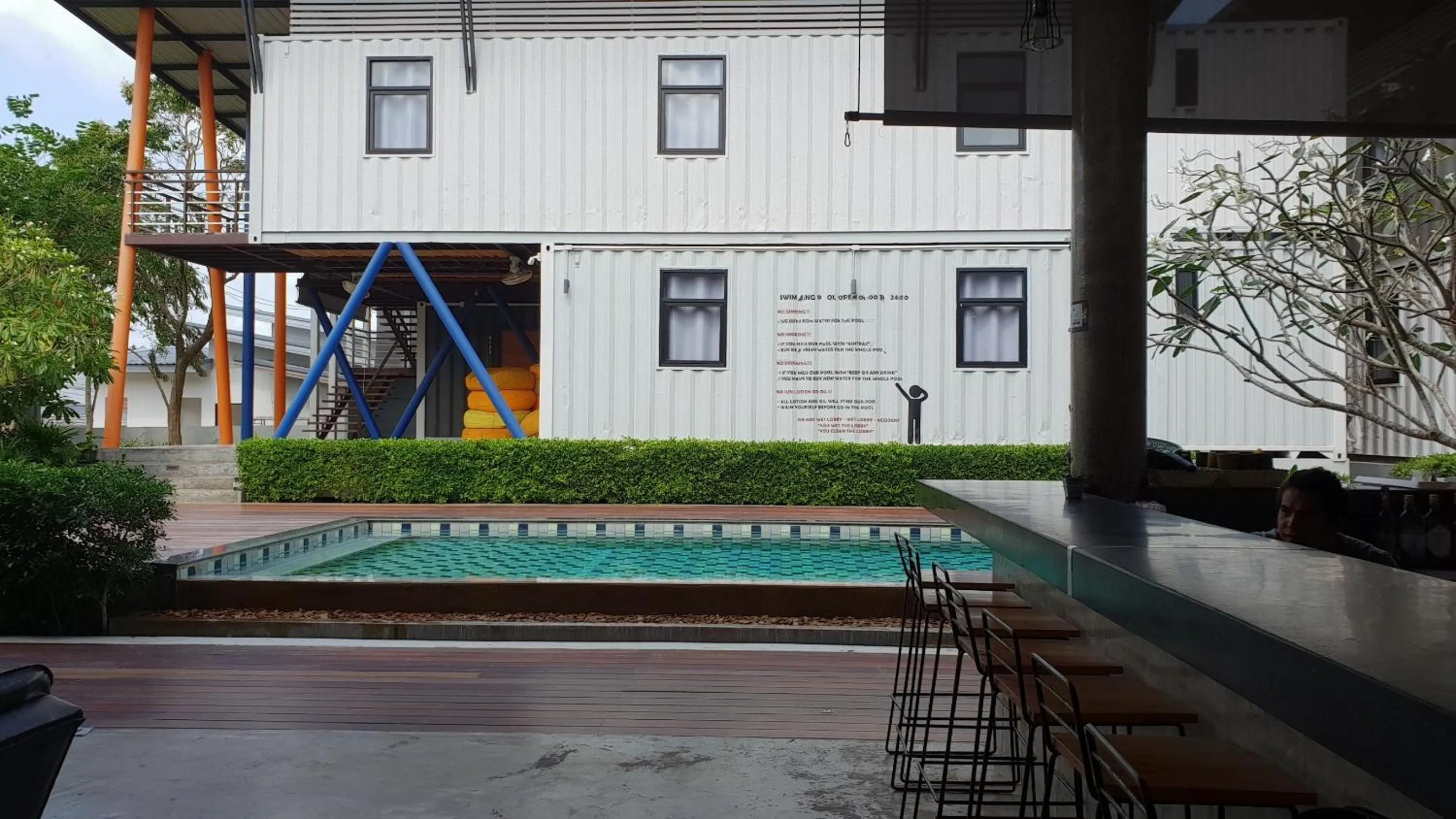 Children play ground in Us Hostel Samui