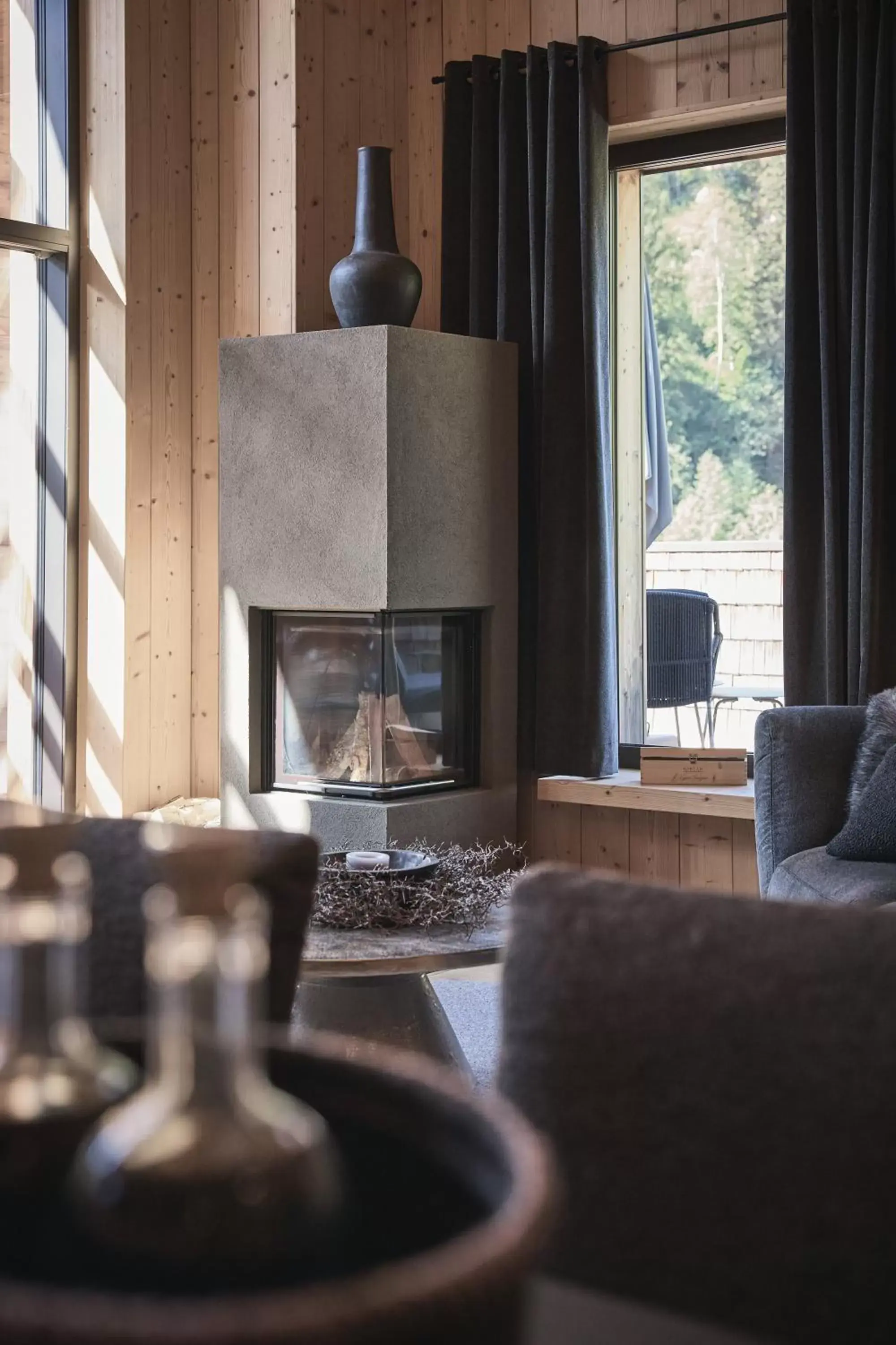 Living room, Seating Area in Tenne Lodges