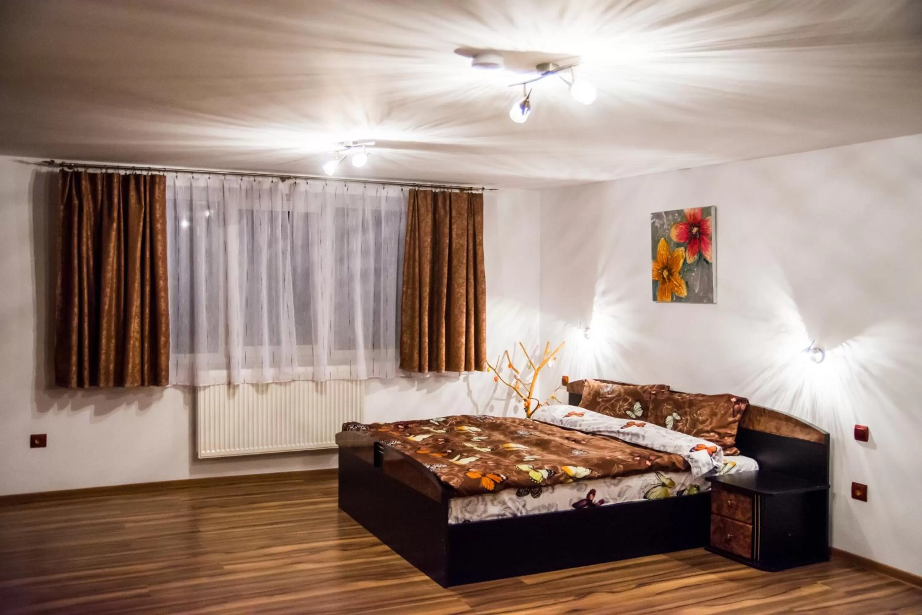 Bedroom, Bed in Pensiunea SilvAnka