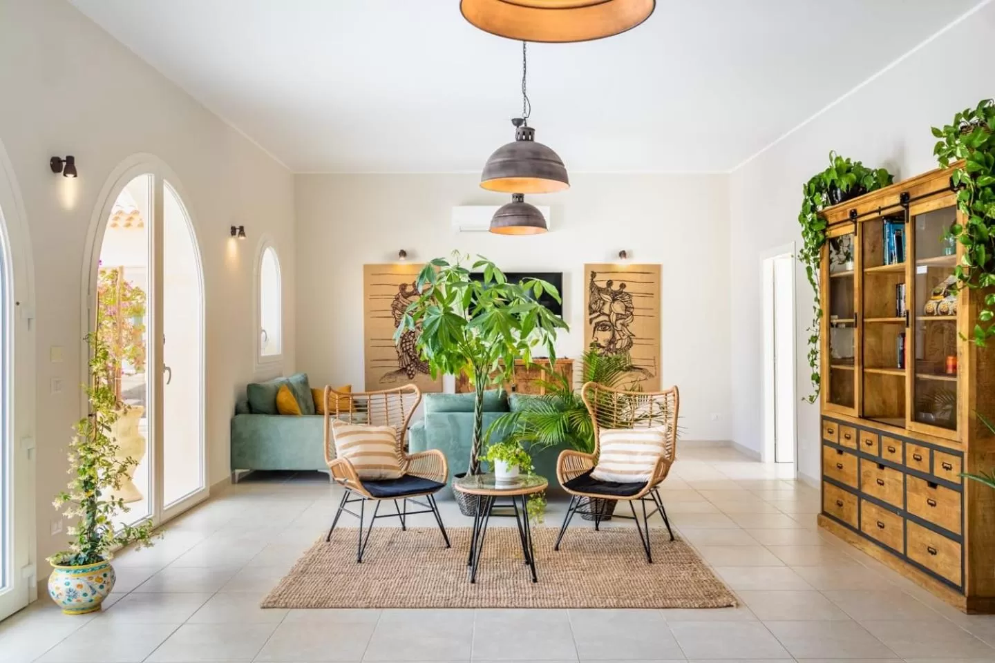 Lobby or reception in Baglio Genovesi