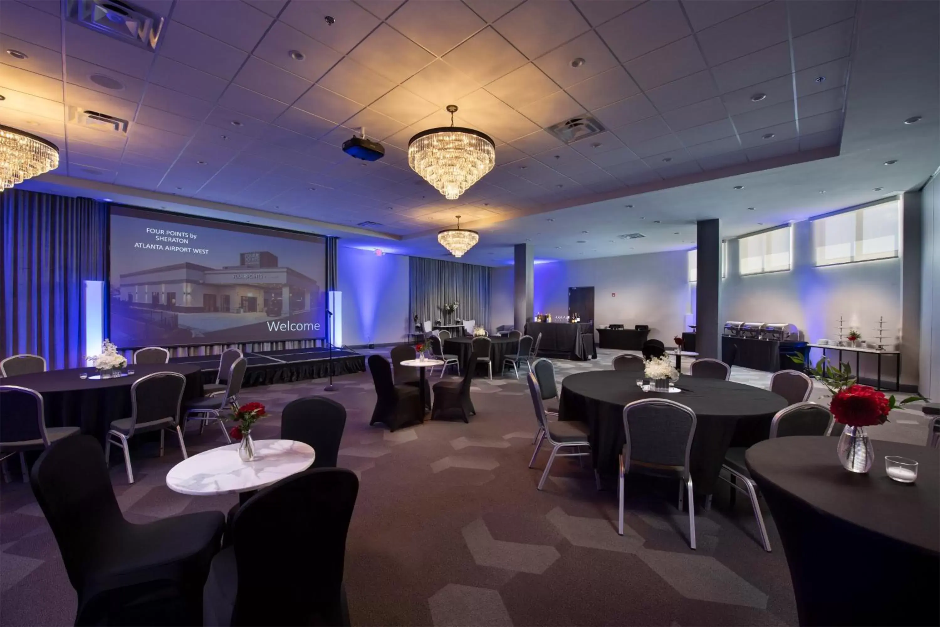 Meeting/conference room, Restaurant/Places to Eat in Four Points by Sheraton Atlanta Airport West