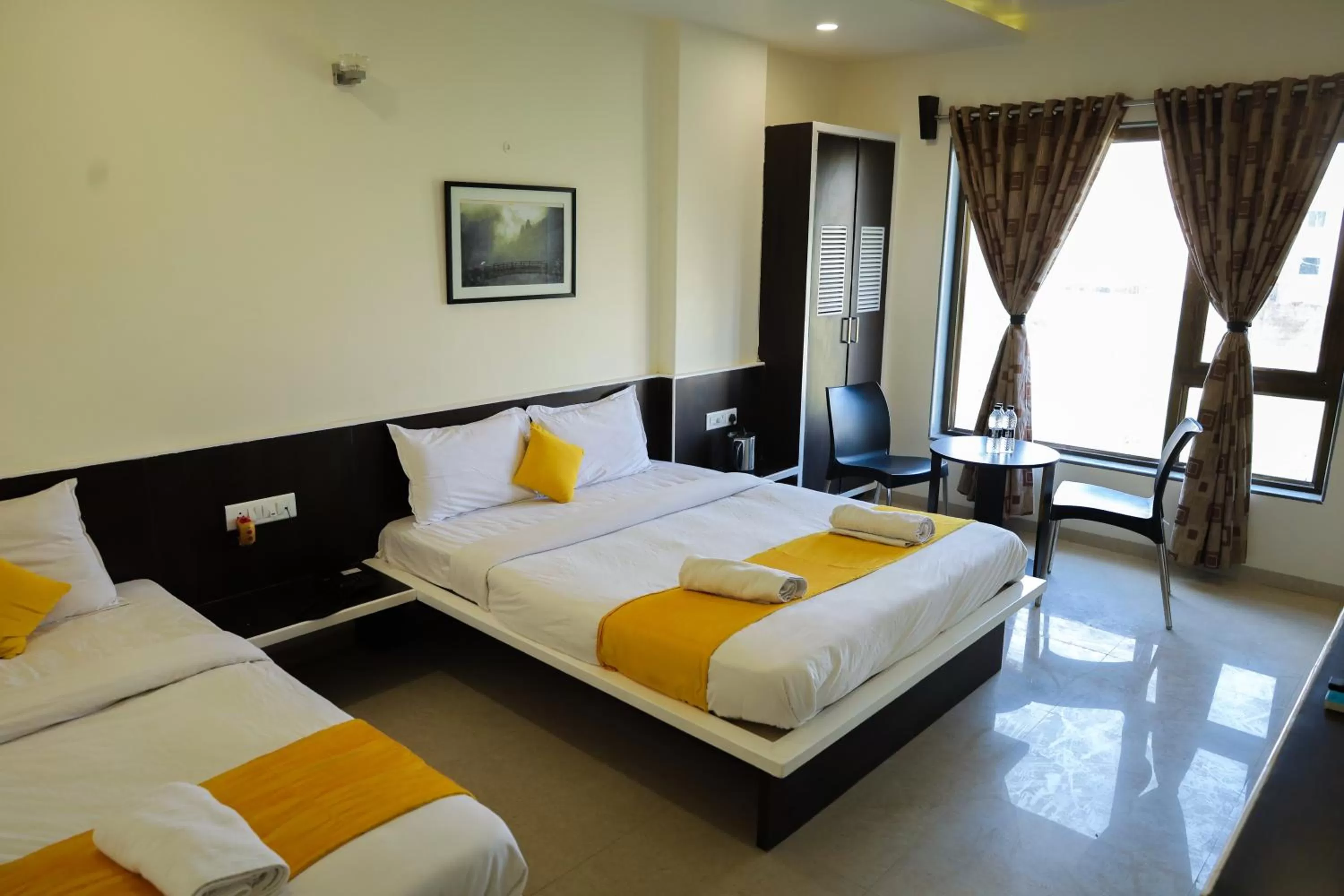 Bed in Hotel Sai Bansi