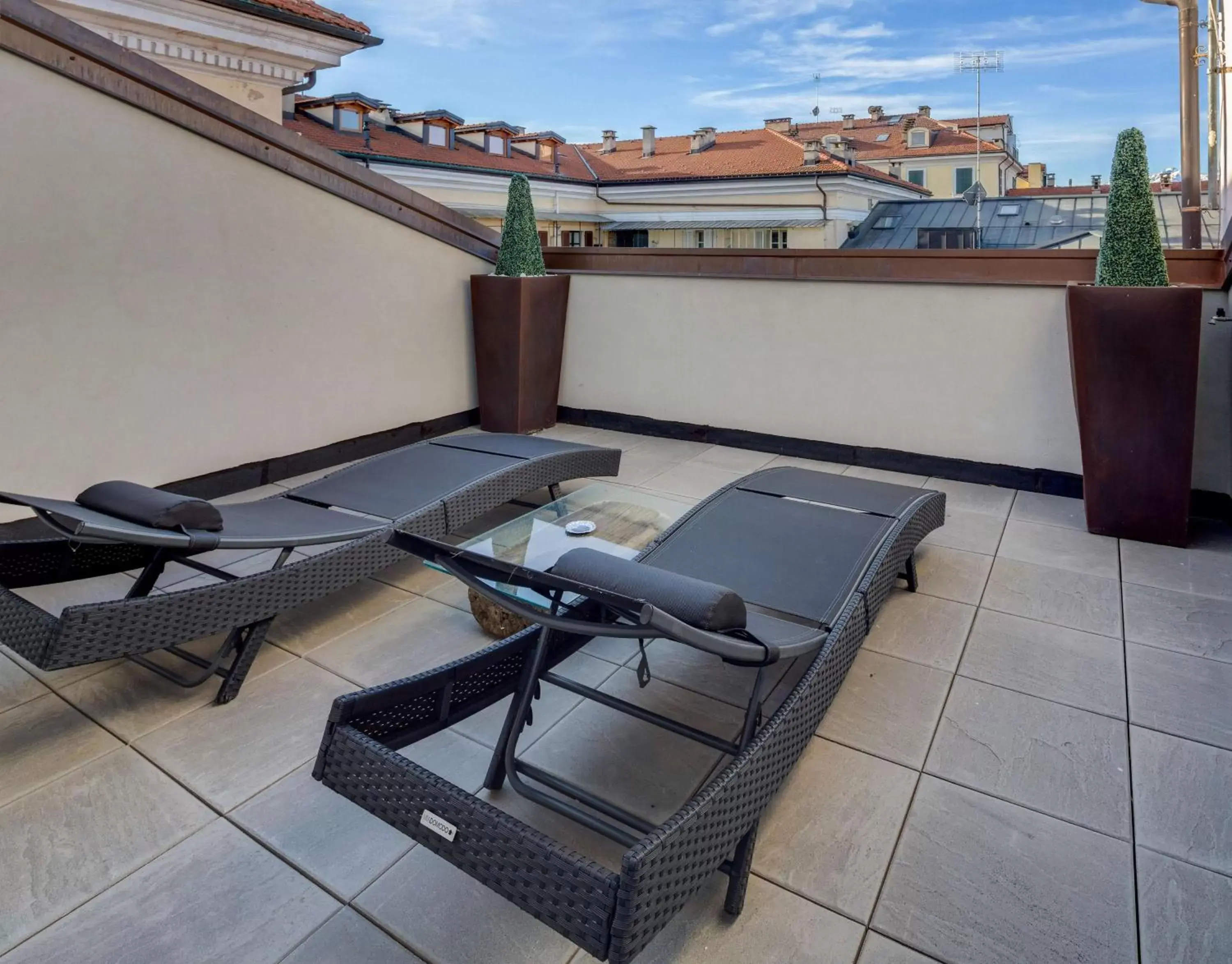 Photo of the whole room, Balcony/Terrace in Best Western Plus Royal Superga Hotel