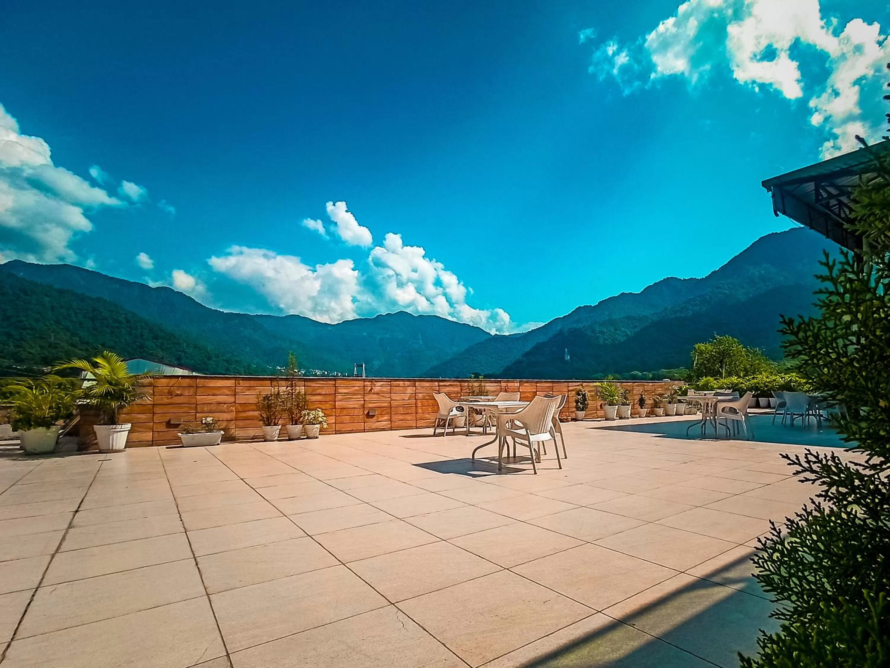 Balcony/Terrace in Indira Nikunj Rubystone Exotic