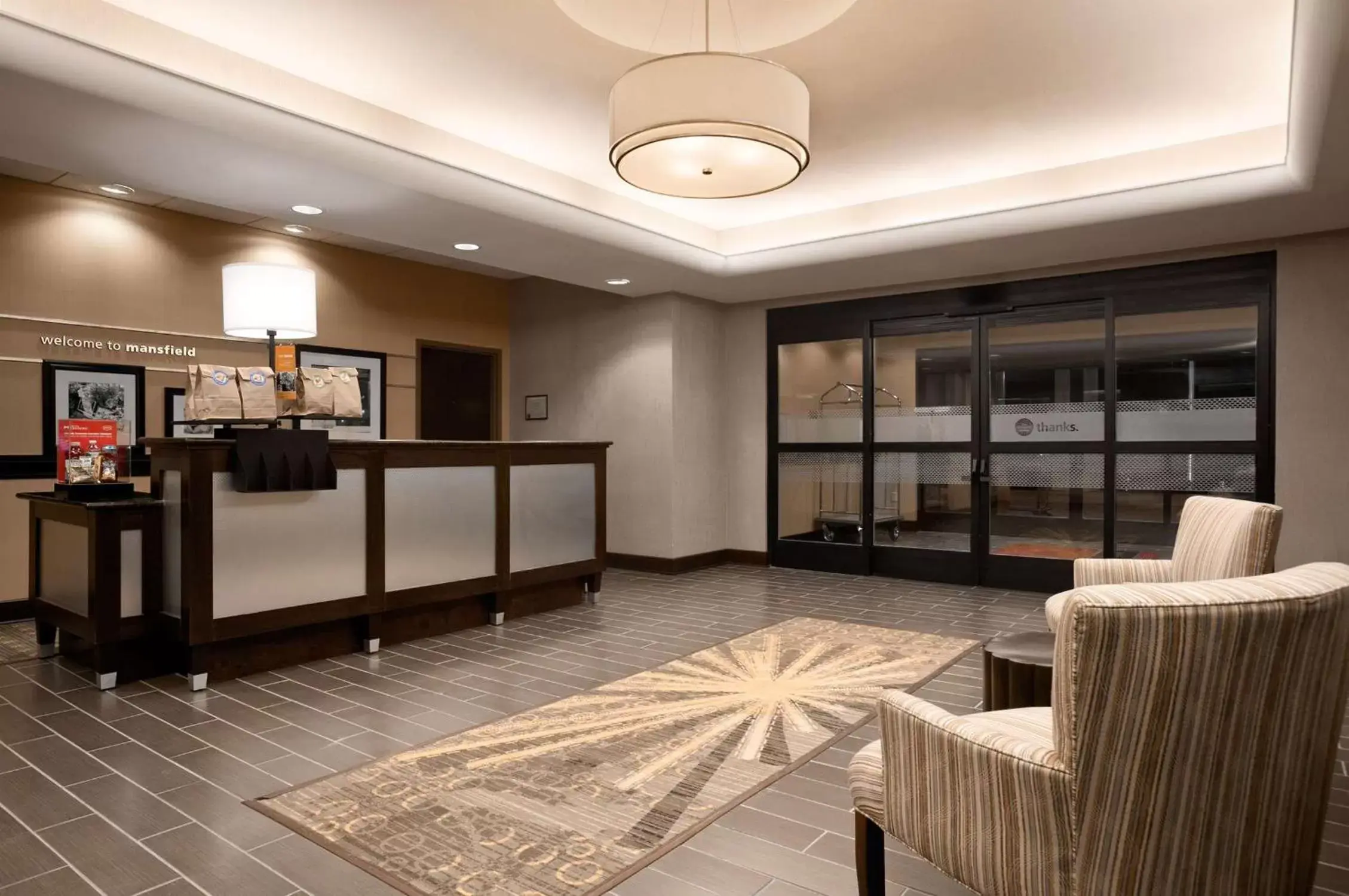 Lobby or reception, Lobby/Reception in Hampton Inn & Suites - Mansfield