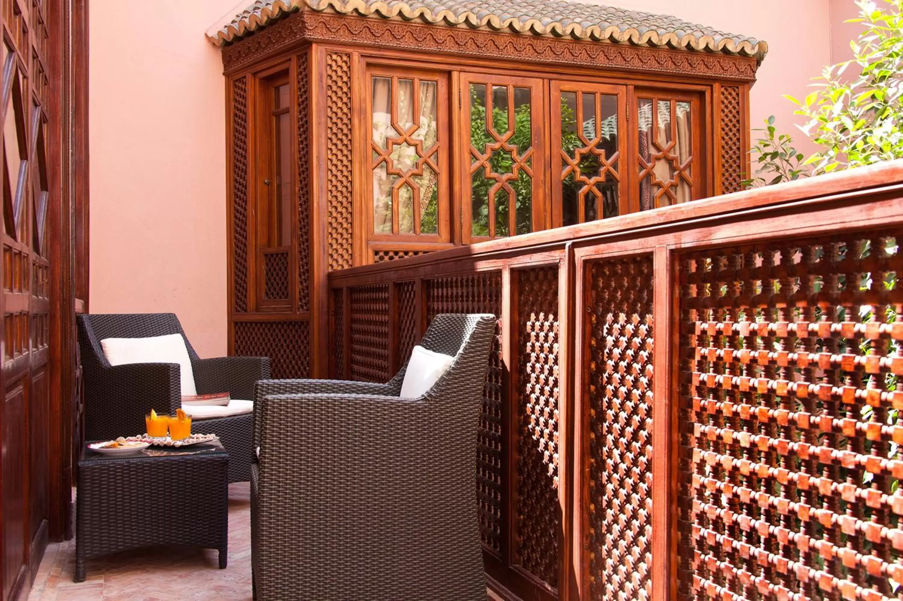 Balcony/Terrace in La Maison Arabe Hotel, Spa & Cooking Workshops