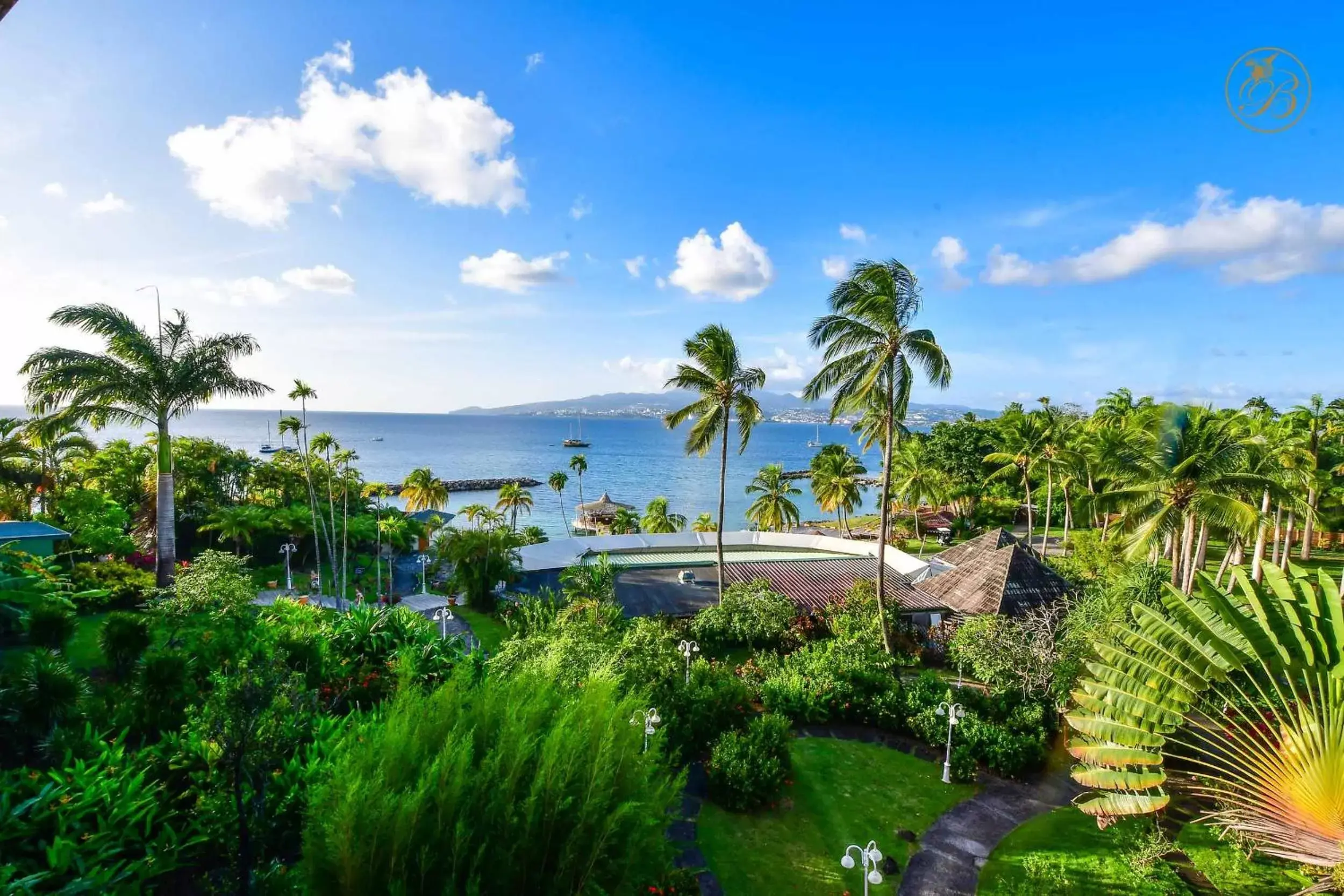 Natural landscape in Hotel Bakoua Martinique