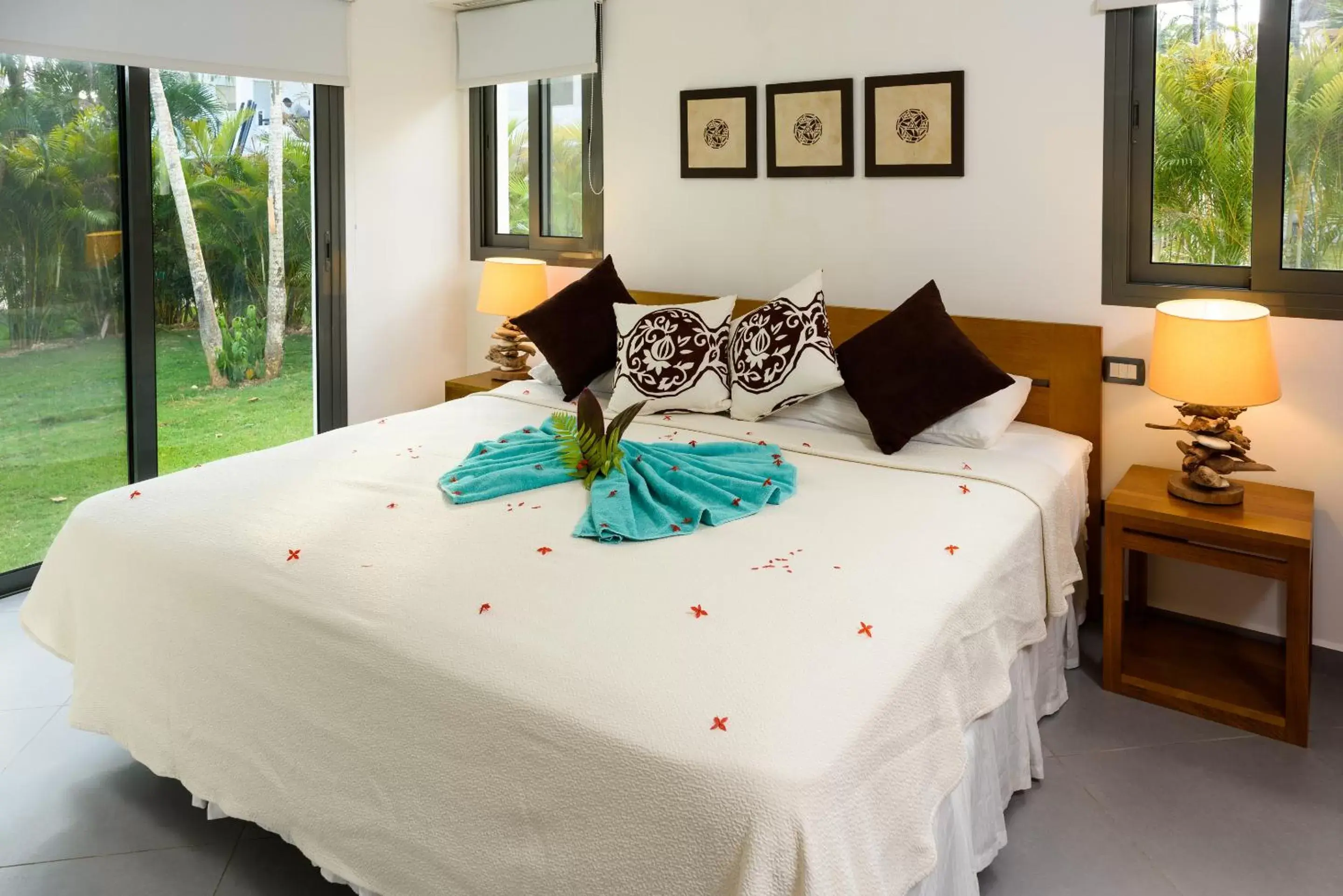 Bedroom, Bed in Aligio Apart-hotel & Spa - Las Terrenas