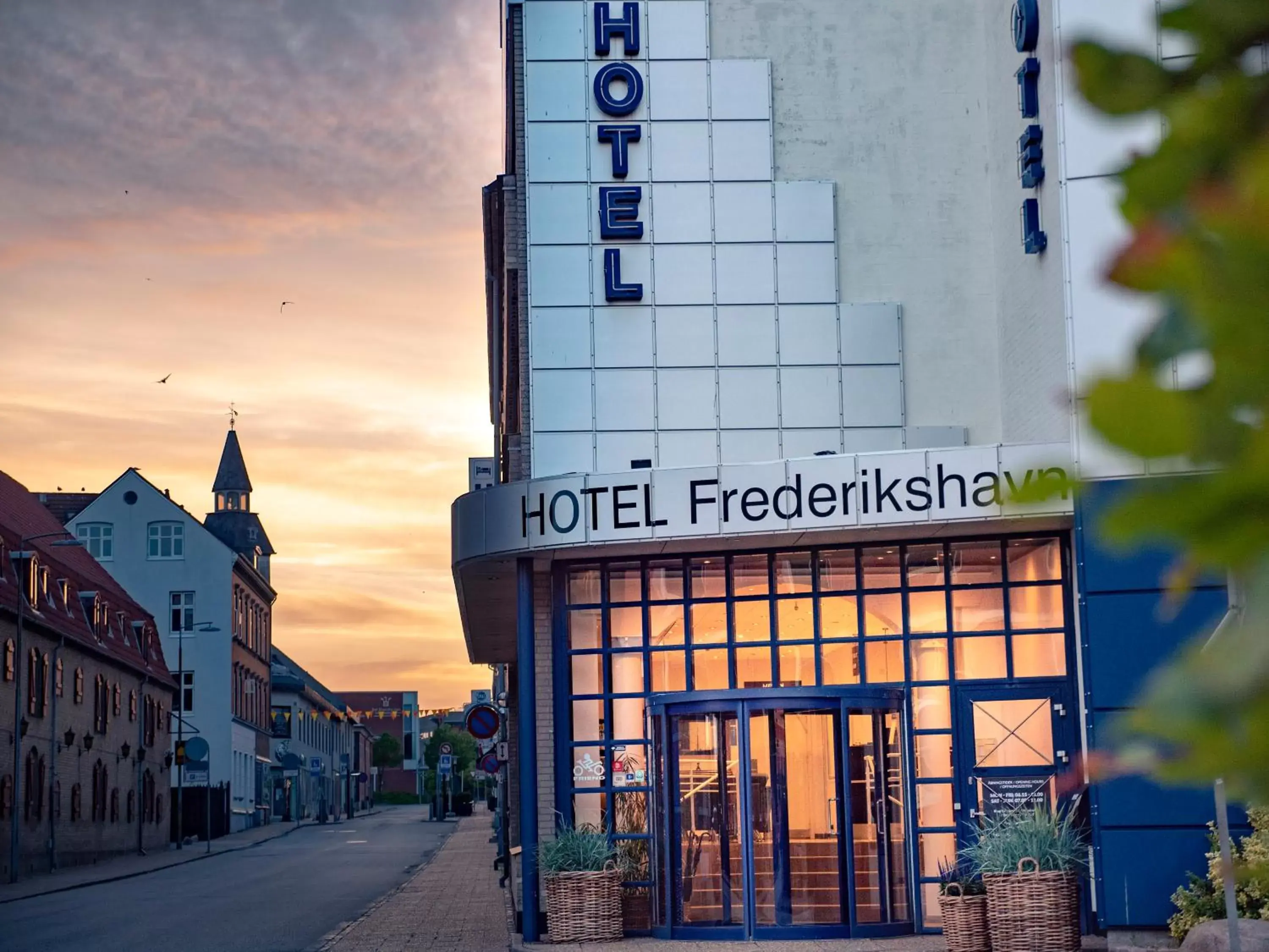 Facade/entrance in Hotel Frederikshavn