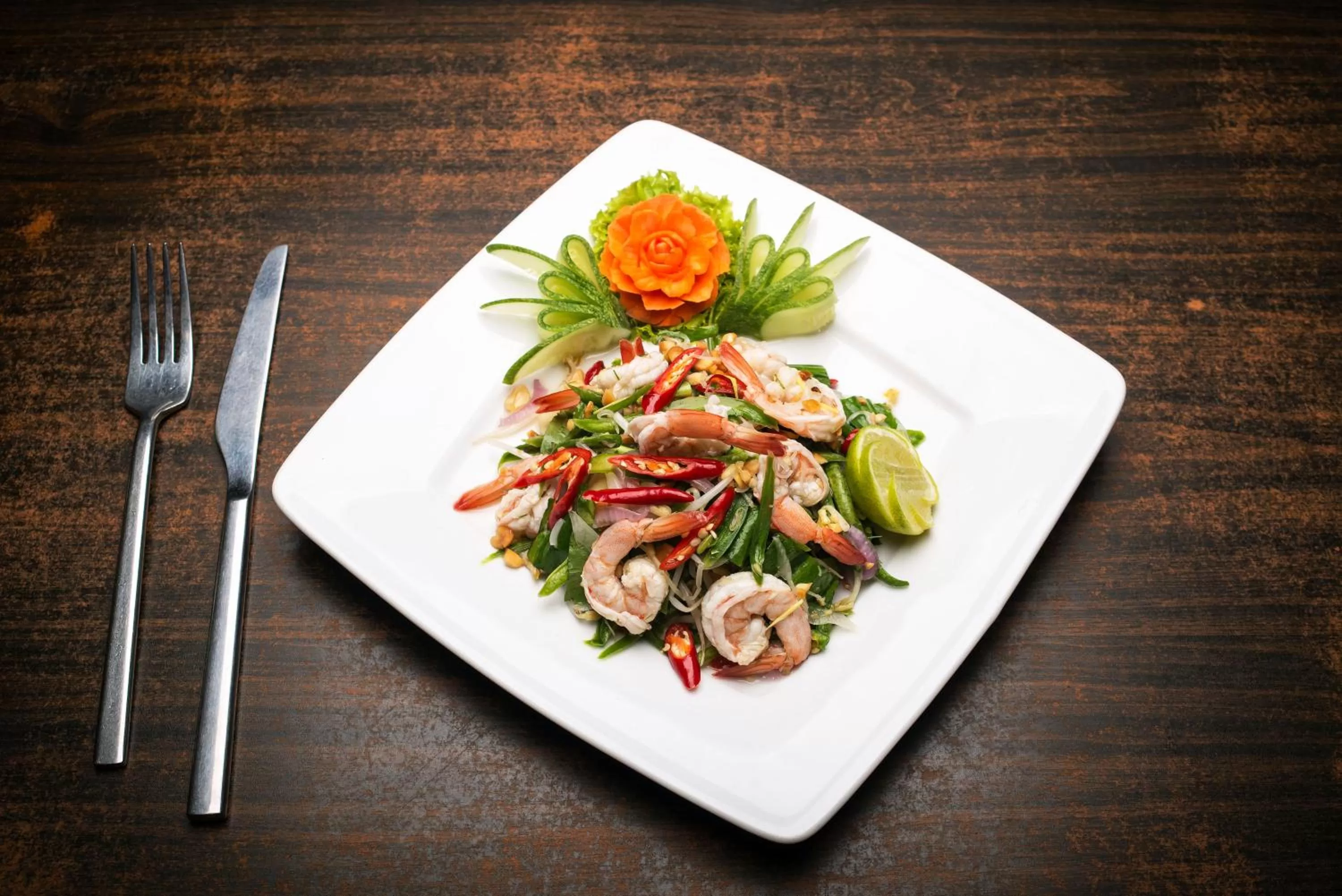 Food close-up in Angkor Holiday Hotel