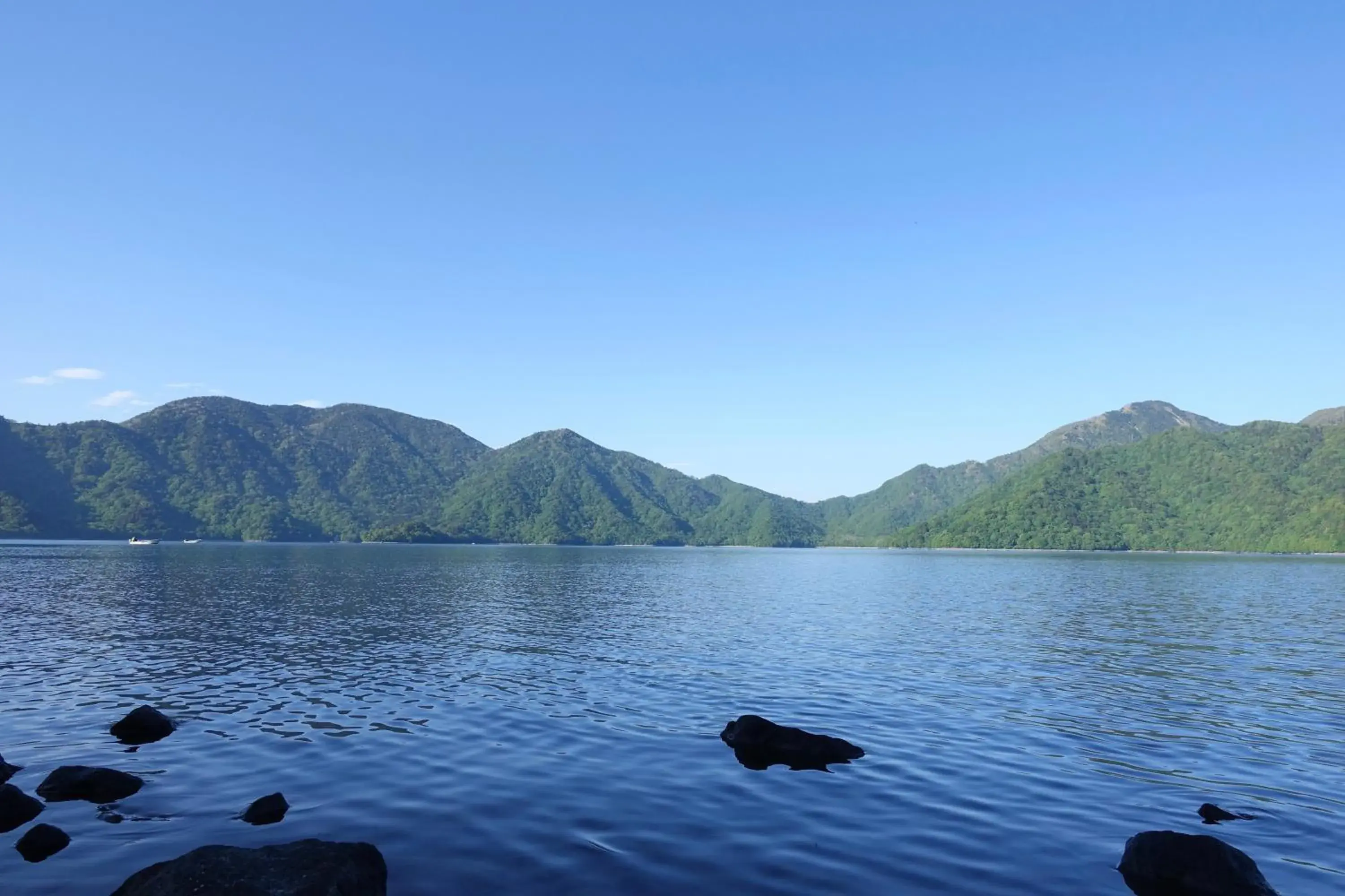 Lake view in Hatago Nagomi Hot Spring Hotel