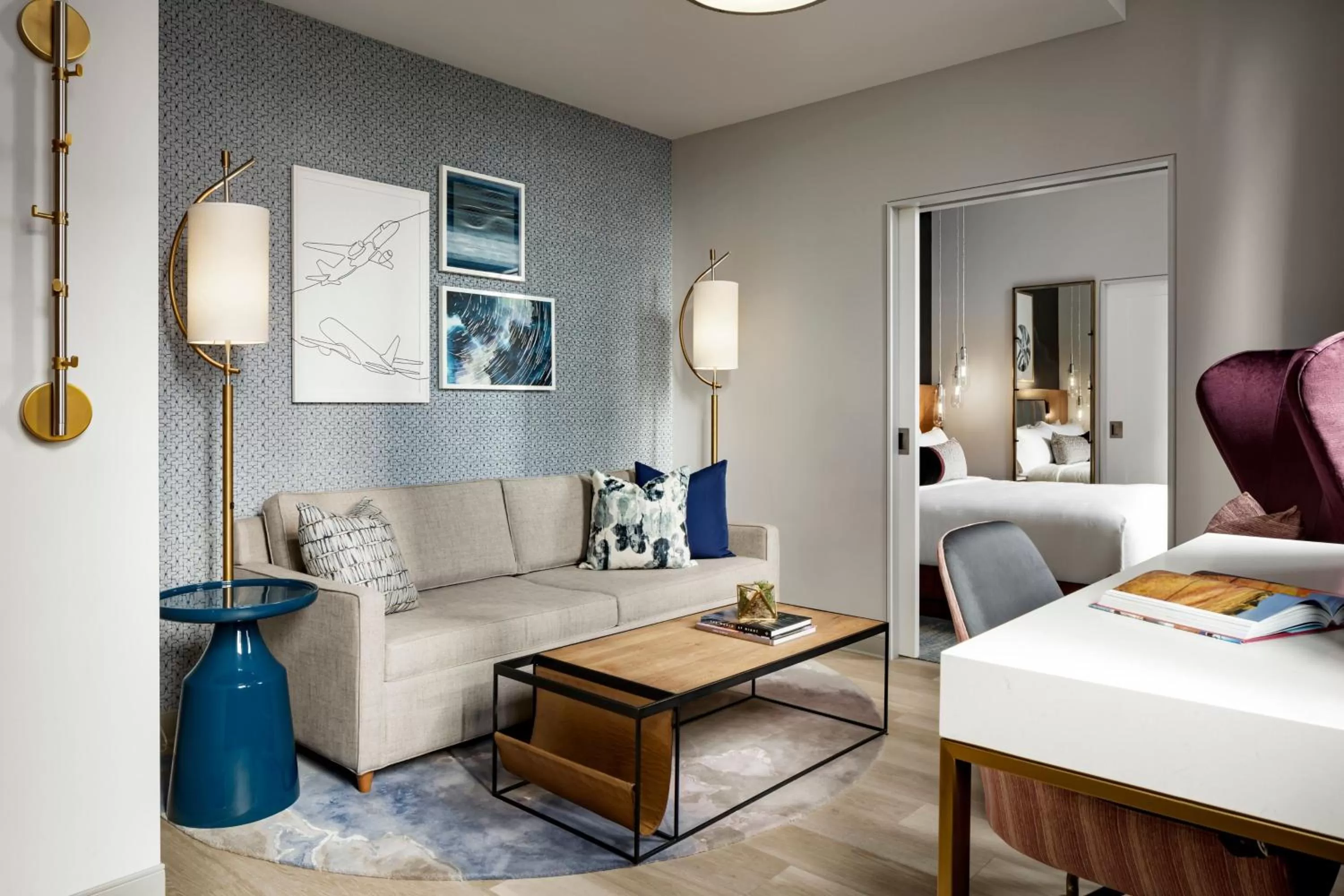 Bedroom in Rand Tower Hotel, Minneapolis, a Tribute Portfolio Hotel