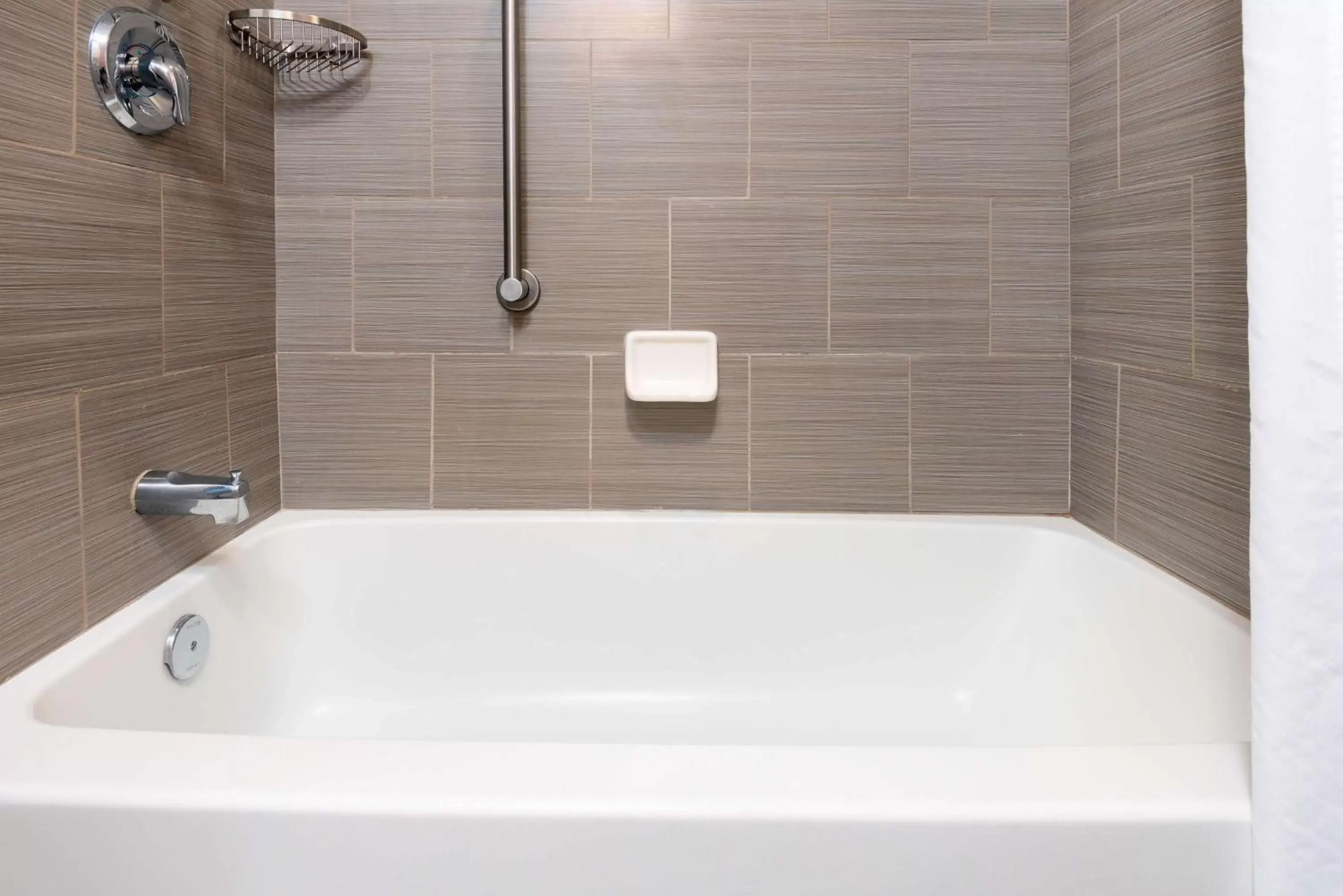 Bathroom in Homewood Suites by Hilton Boston/Canton, MA Bathroom in Homewood Suites by Hilton Boston/Canton, MA