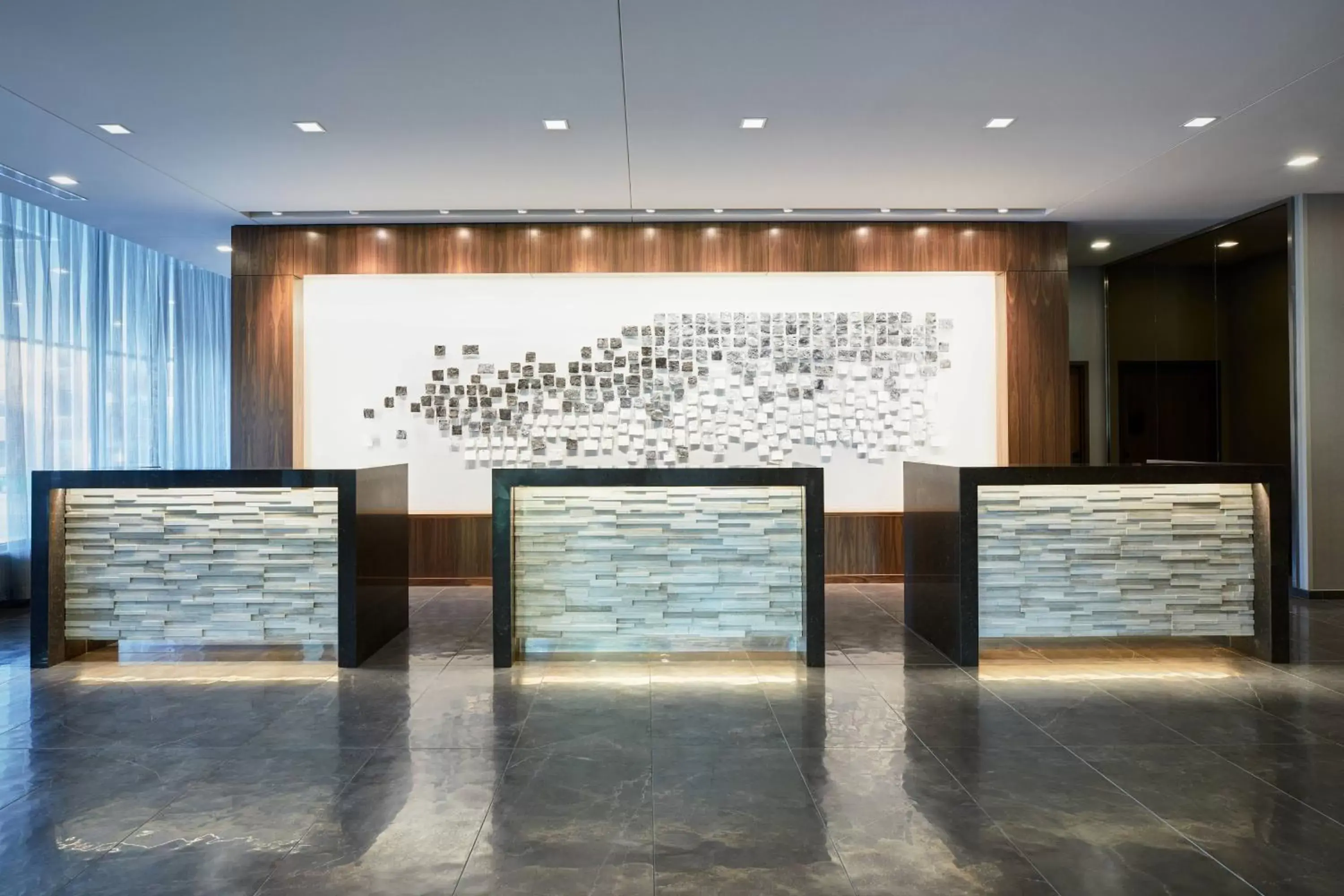 Lobby or reception in AC Hotel by Marriott Madison Downtown