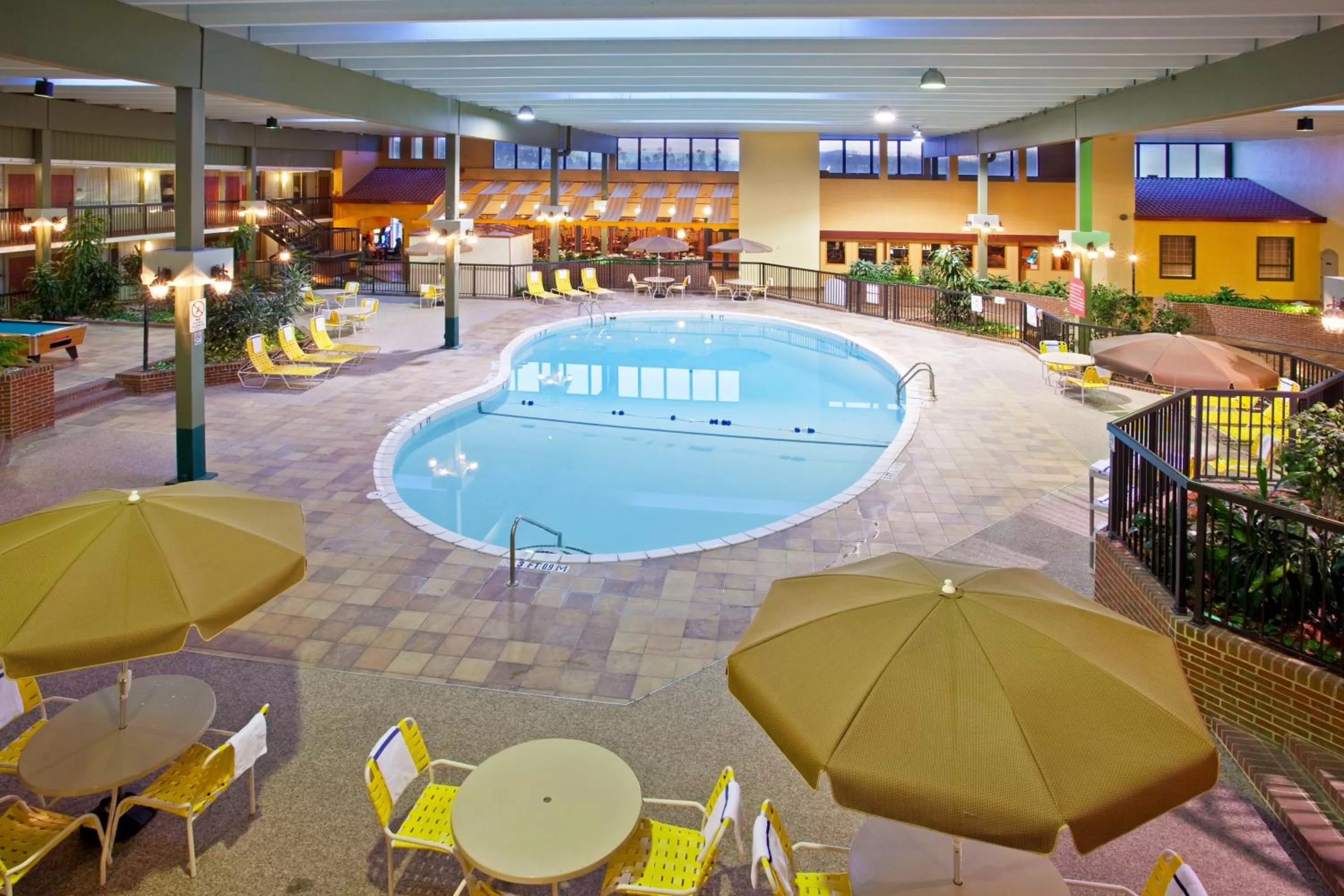 Swimming pool in Ramada by Wyndham Indiana