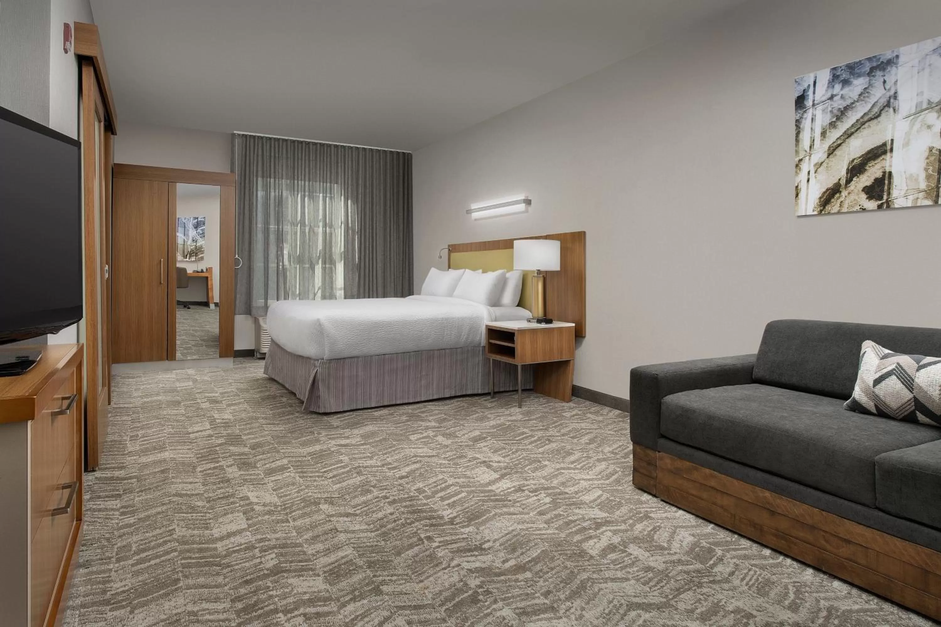 King Studio with Trundle Bed - Hearing Accessible in SpringHill Suites by Marriott Tuscaloosa