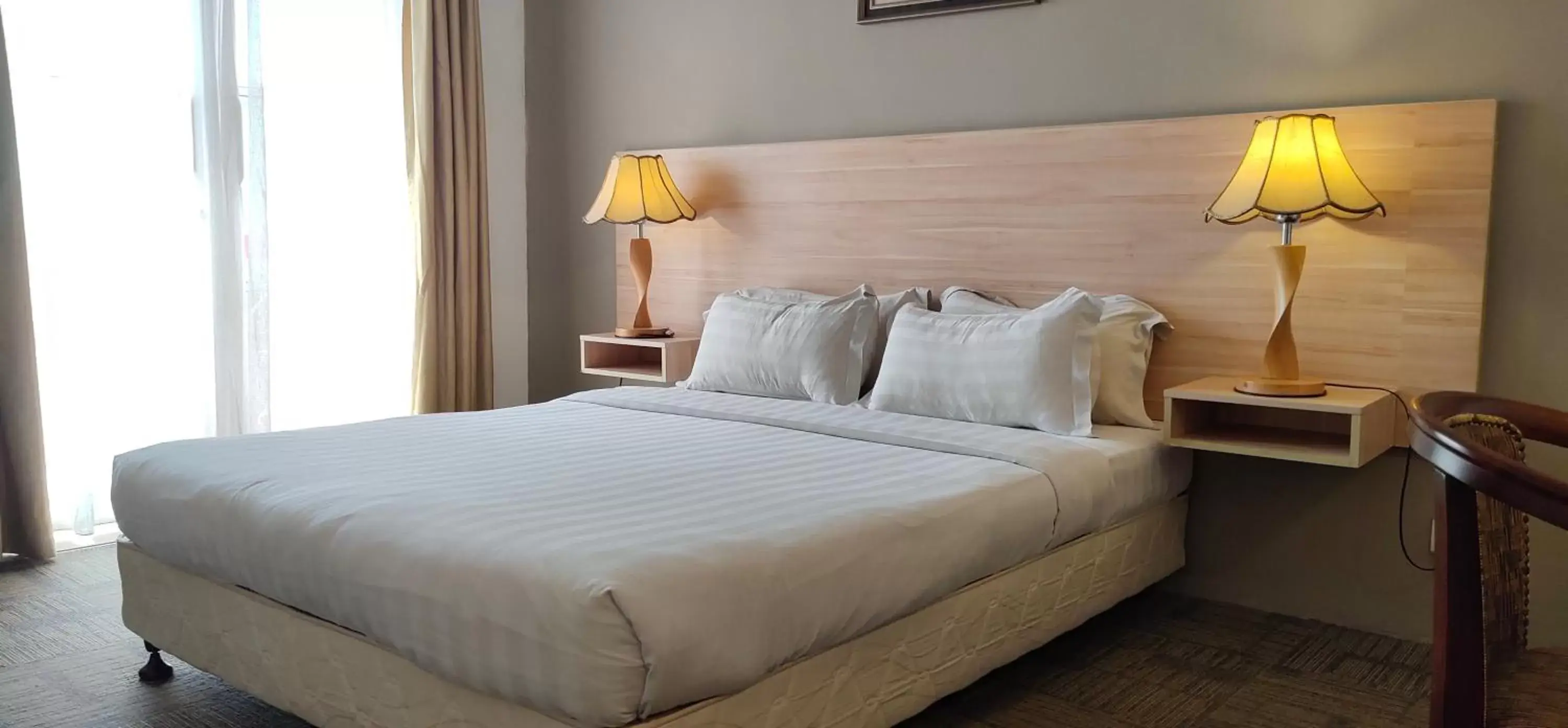 Bed in Prima Hotel Melaka