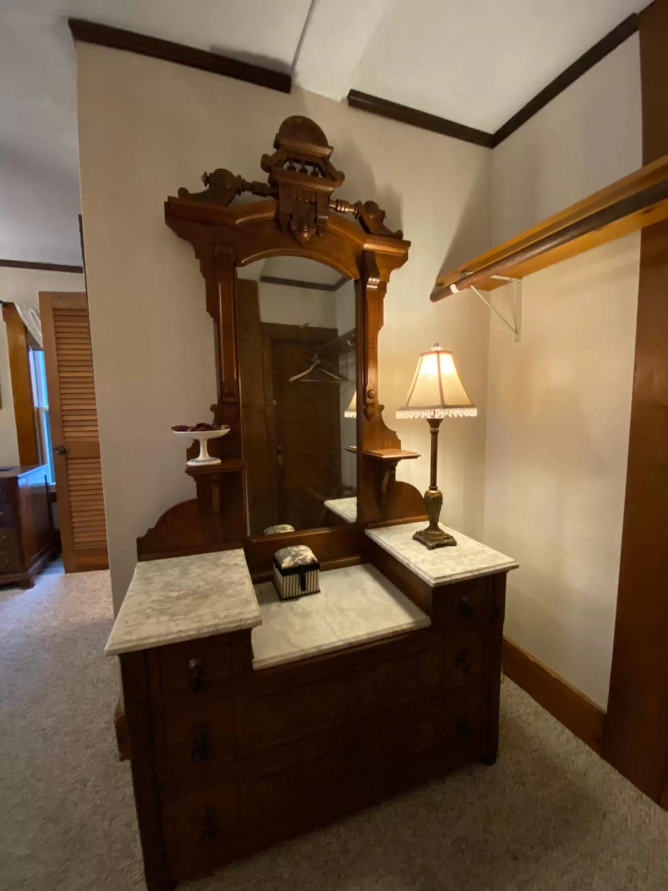 Decorative detail in Follansbee Inn