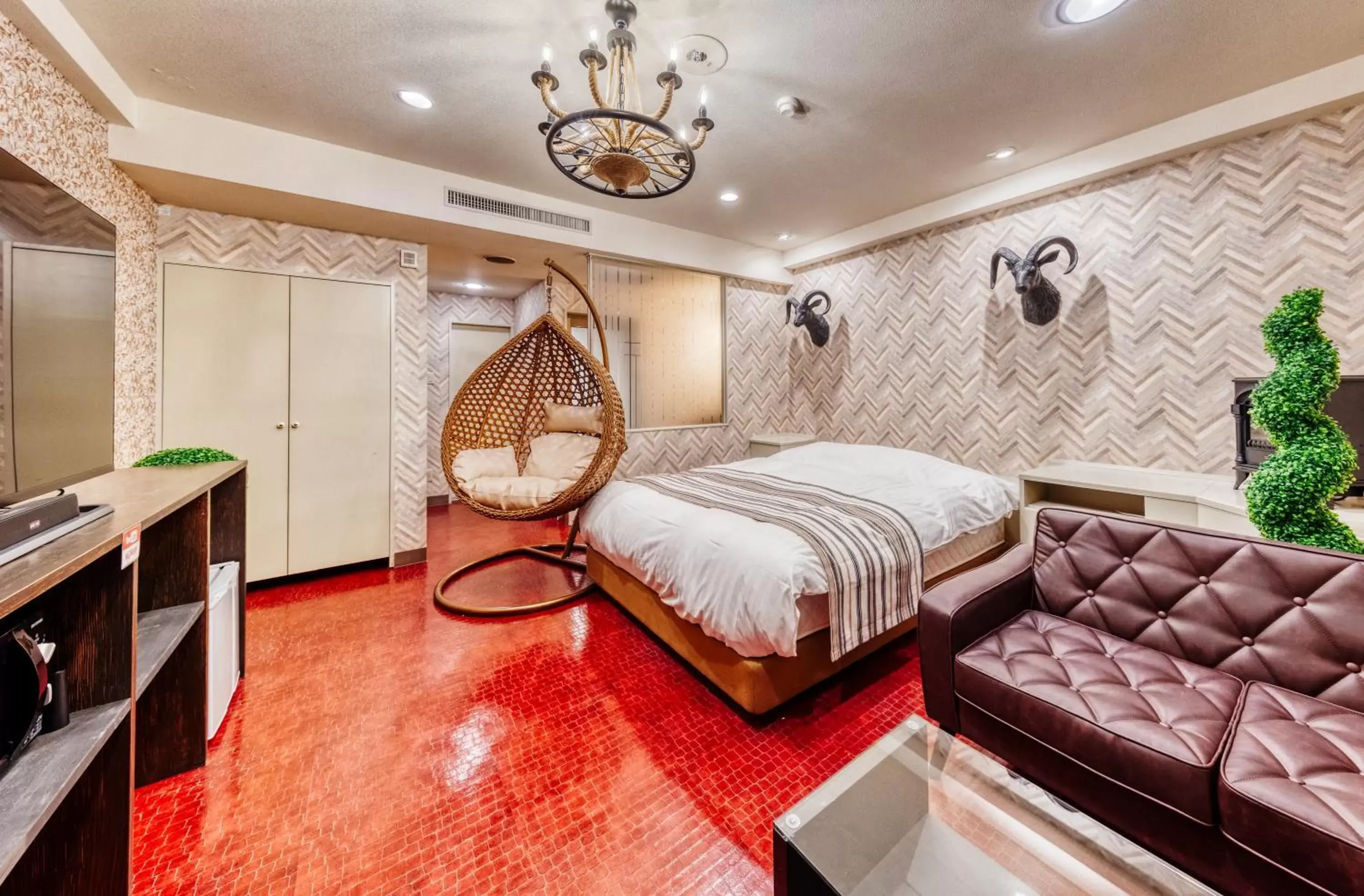 Bed in Hotel Lotus Morioka -Adult Only Bed in Hotel Lotus Morioka -Adult Only