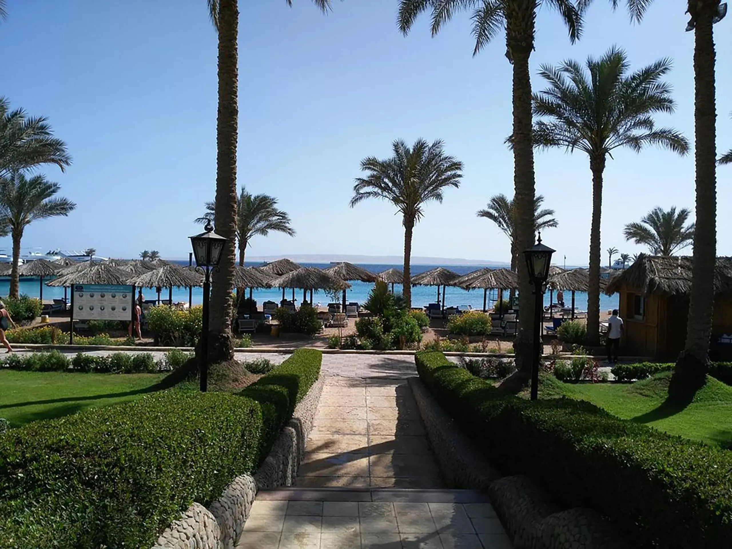 Garden in ZYA Regina Resort and Aqua Park Hurghada