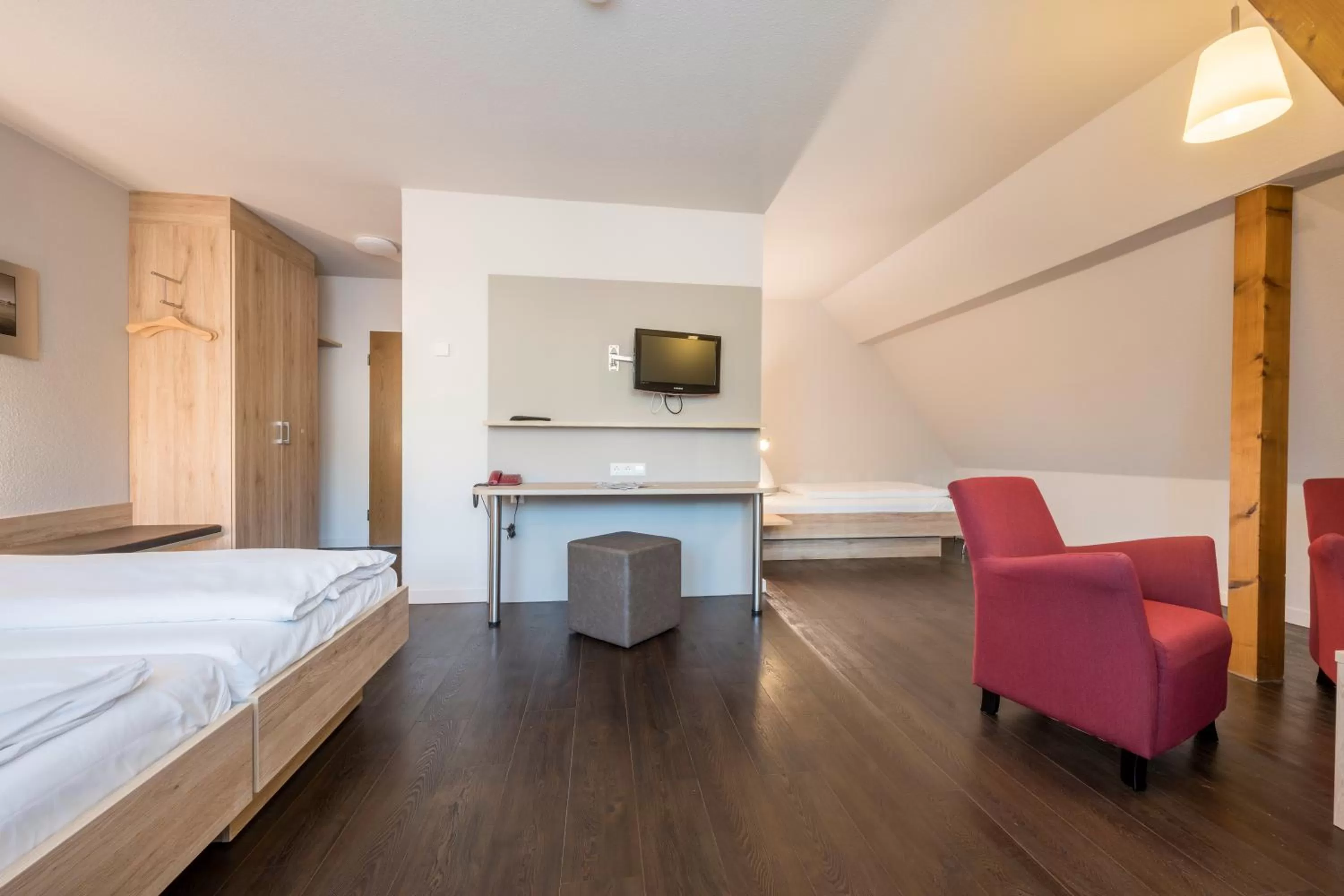 Photo of the whole room, Bed in Landhotel Traube