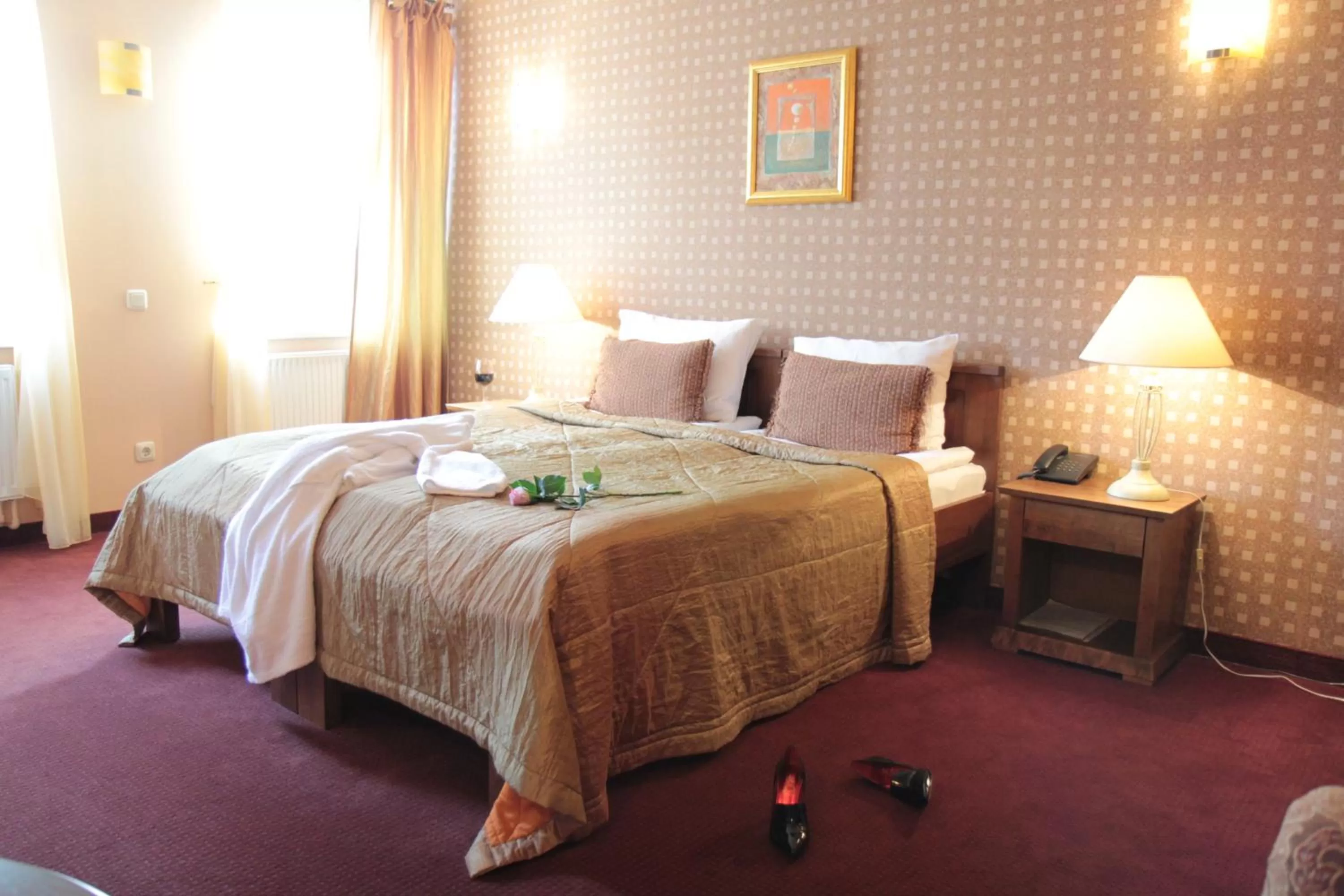 Bed in Svečių namai Minge