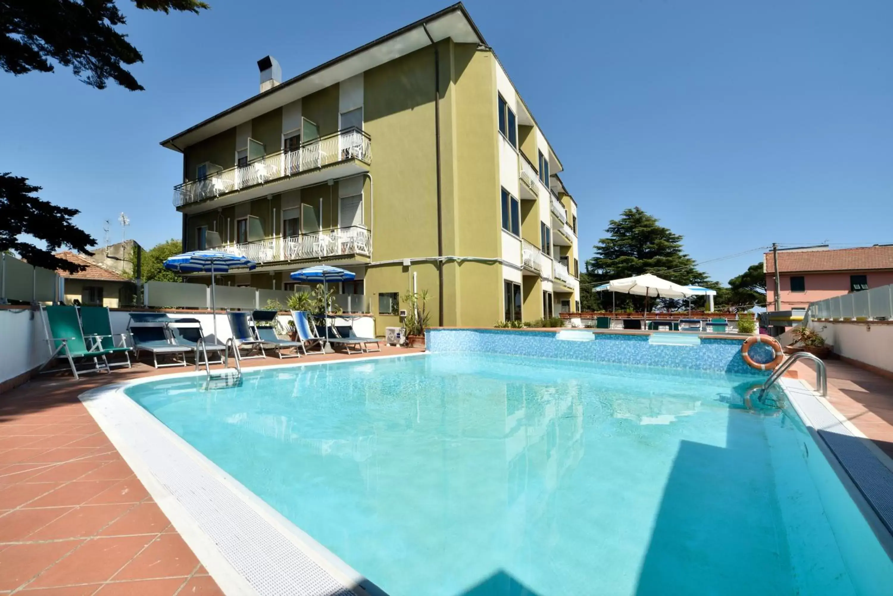 Swimming pool, Property Building in Hotel Diano Marina Mhotelsgroup