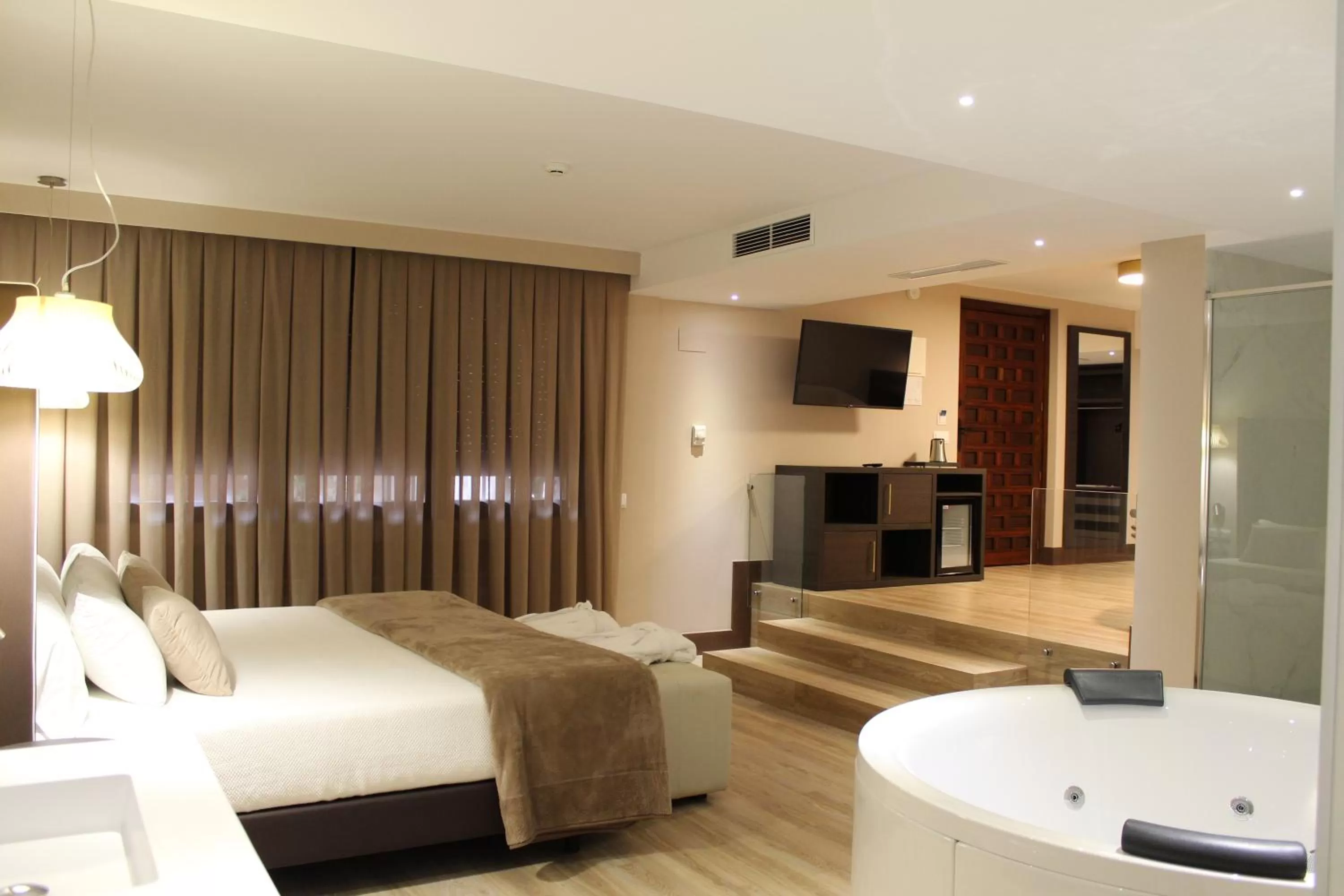 Bedroom, Bed in Hotel Maria Cristina