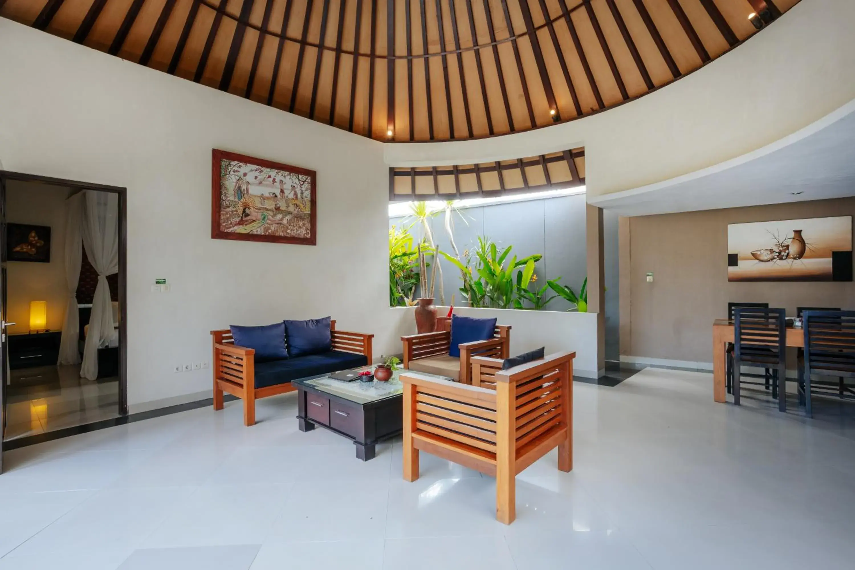 Living room, Seating Area in The Bidadari Villas and Spa