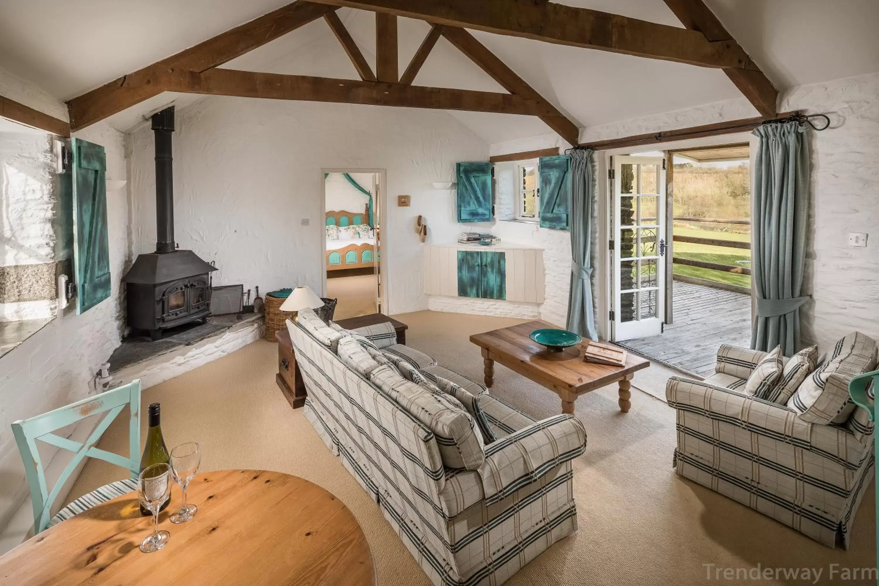 Natural landscape, Seating Area in Trenderway Farm