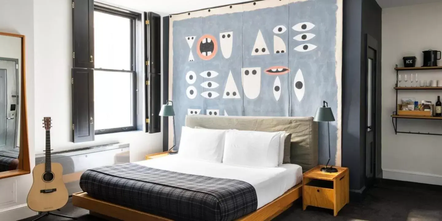 Bed in Ace Hotel New York