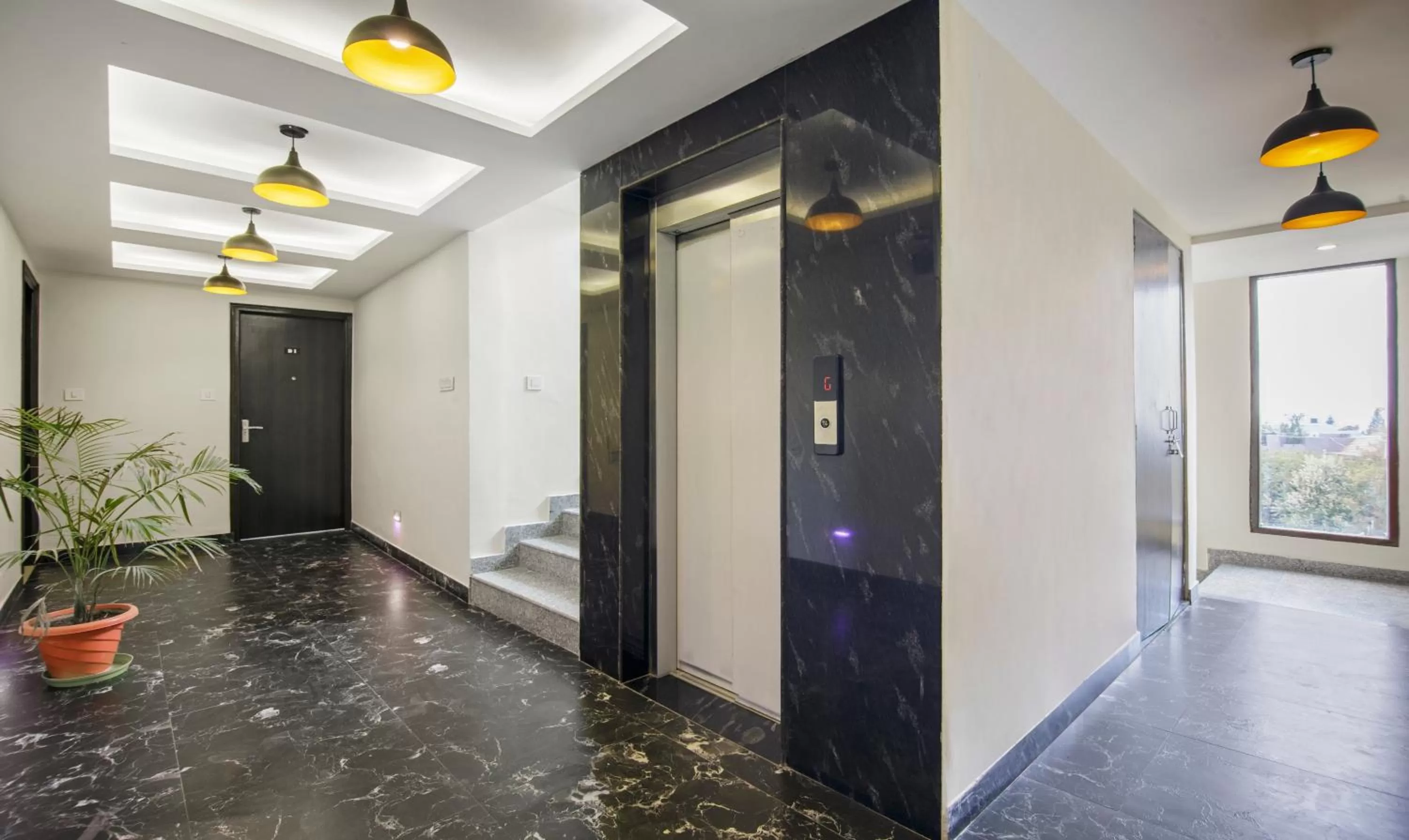 elevator in Treebo Ortus Residency