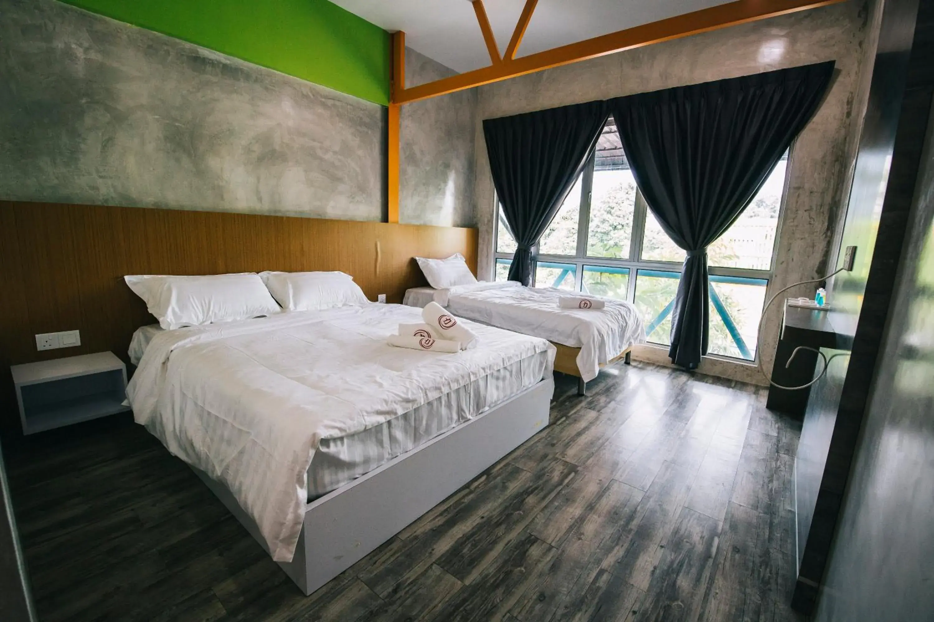 Bed in Rick Resort Teluk Intan