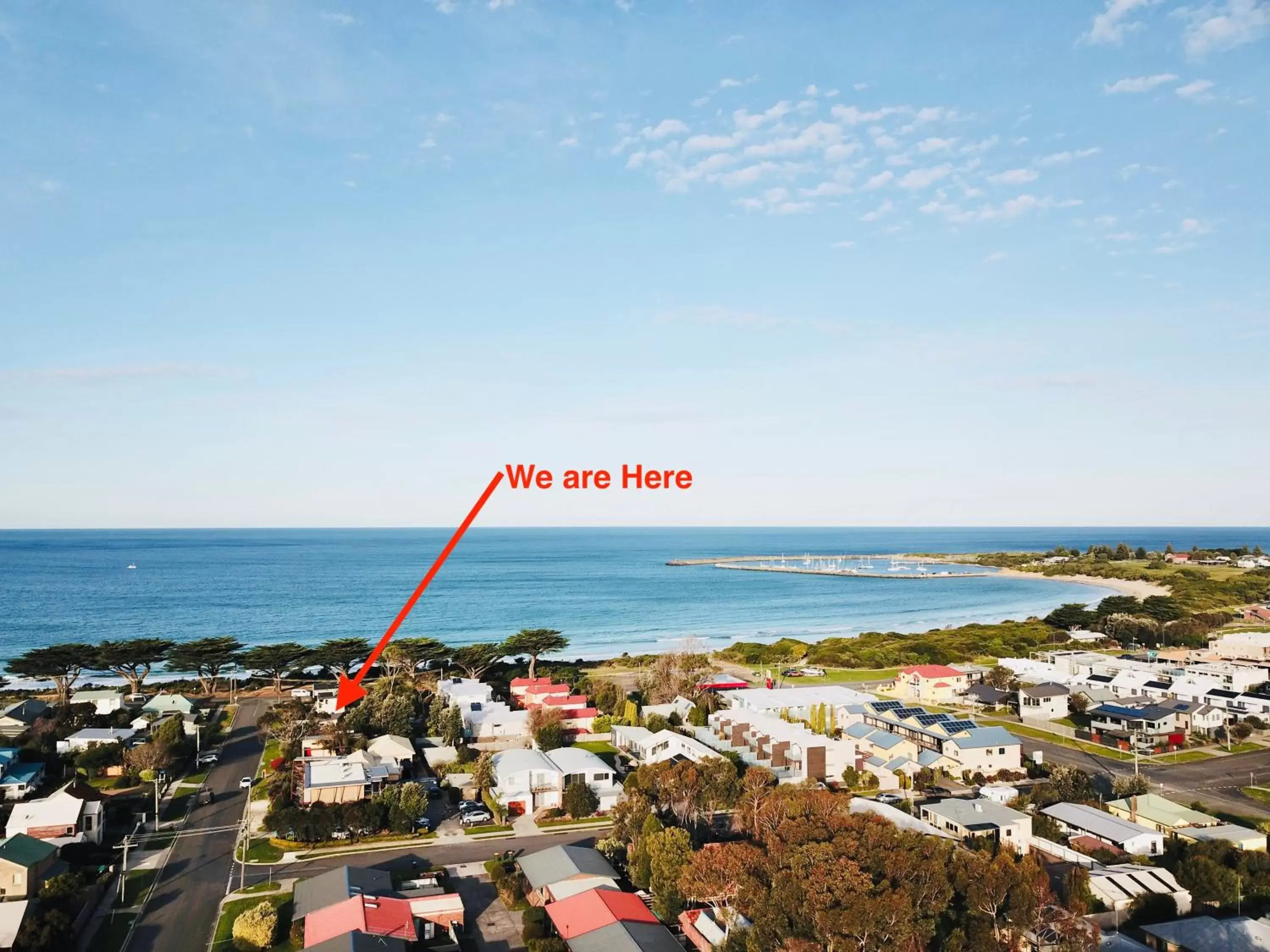 Location, Bird's-eye View in Sandpiper Motel Apollo Bay