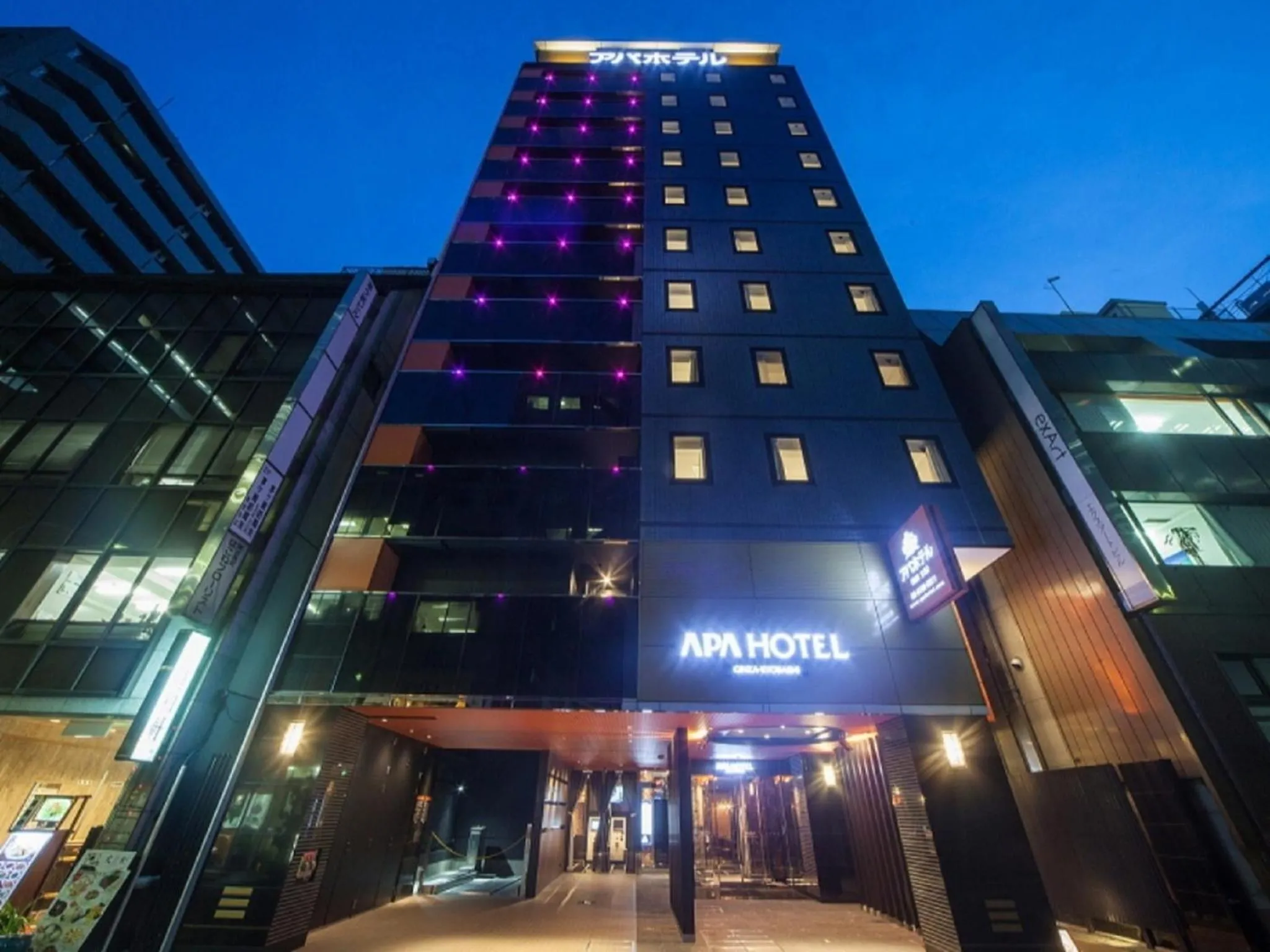 Facade/entrance in APA Hotel Ginza Kyobashi Tokyo Eki Yaesu Minamiguchi