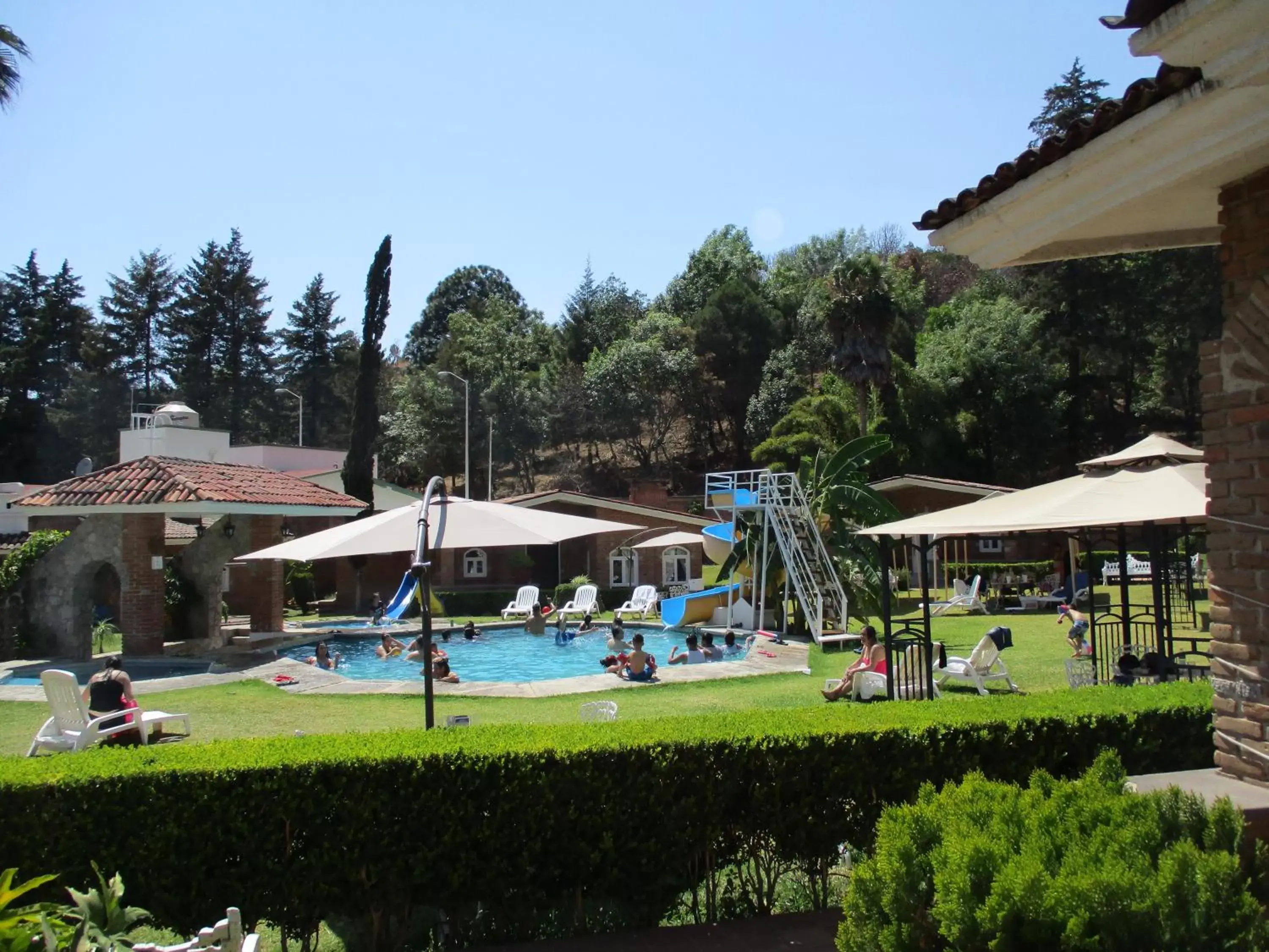 Garden in Hotel Villa Monarca Inn