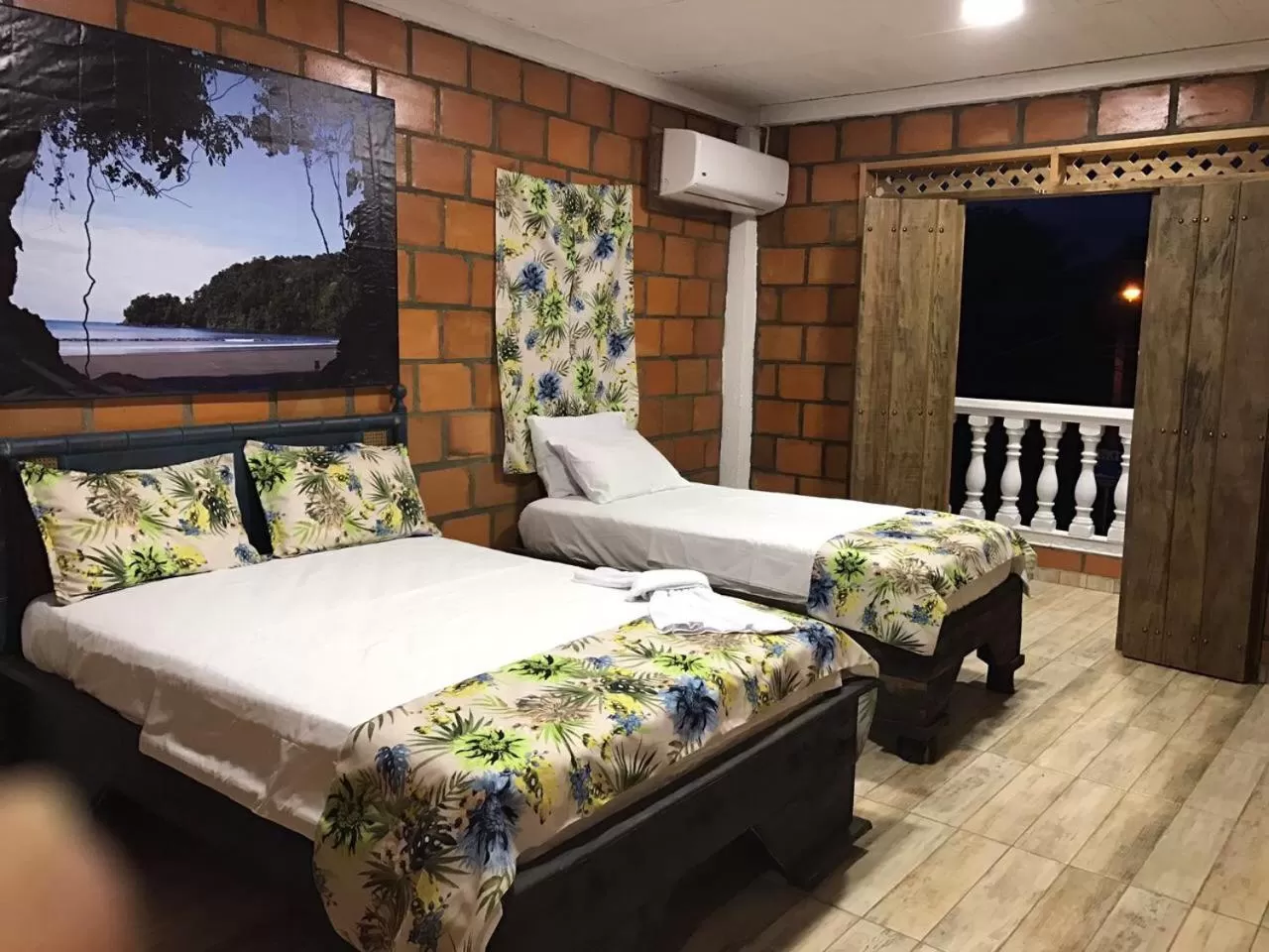 Bed in Hotel Acuali Nuqui